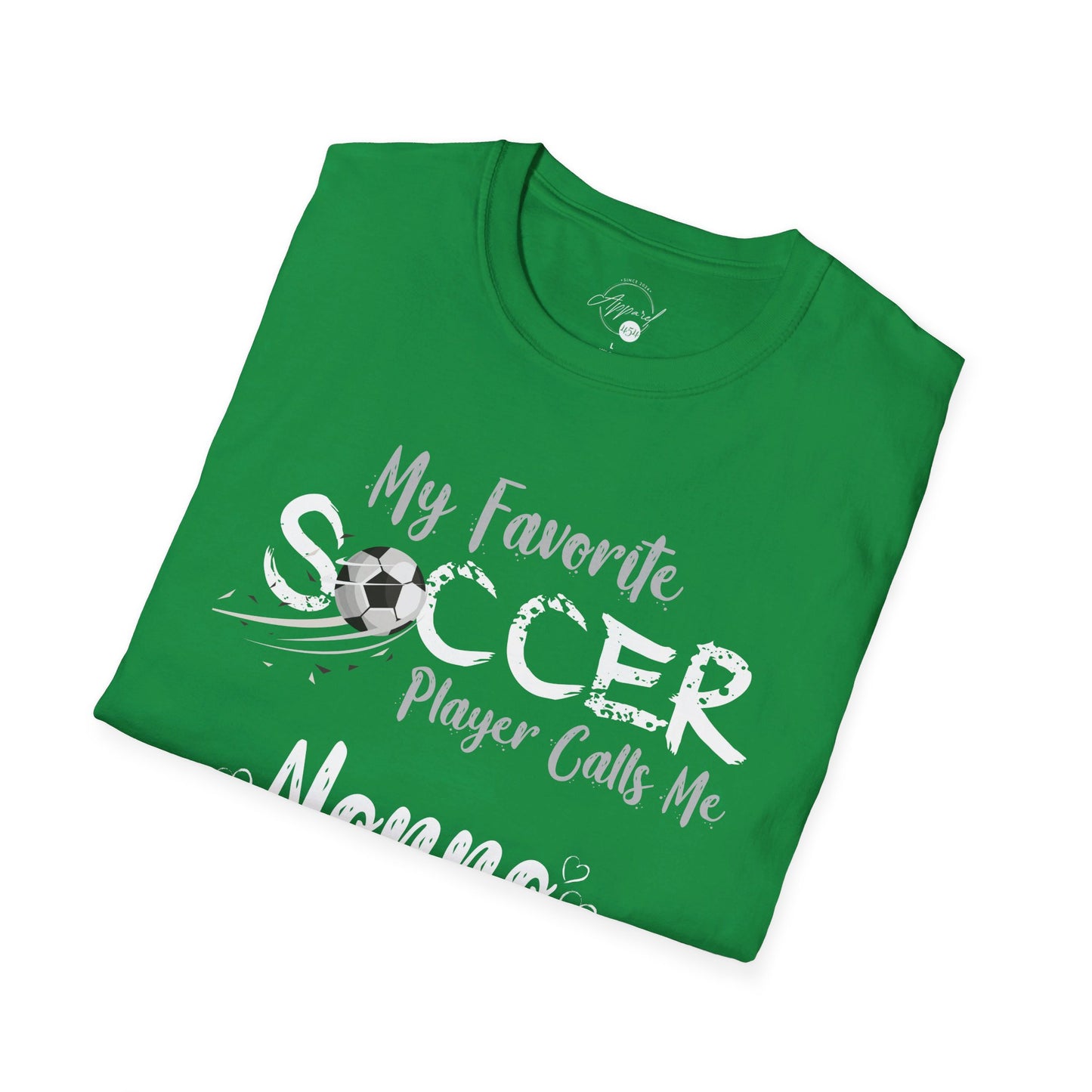 My Favorite Soccer Player Calls Me Nonno - Softstyle T-Shirt