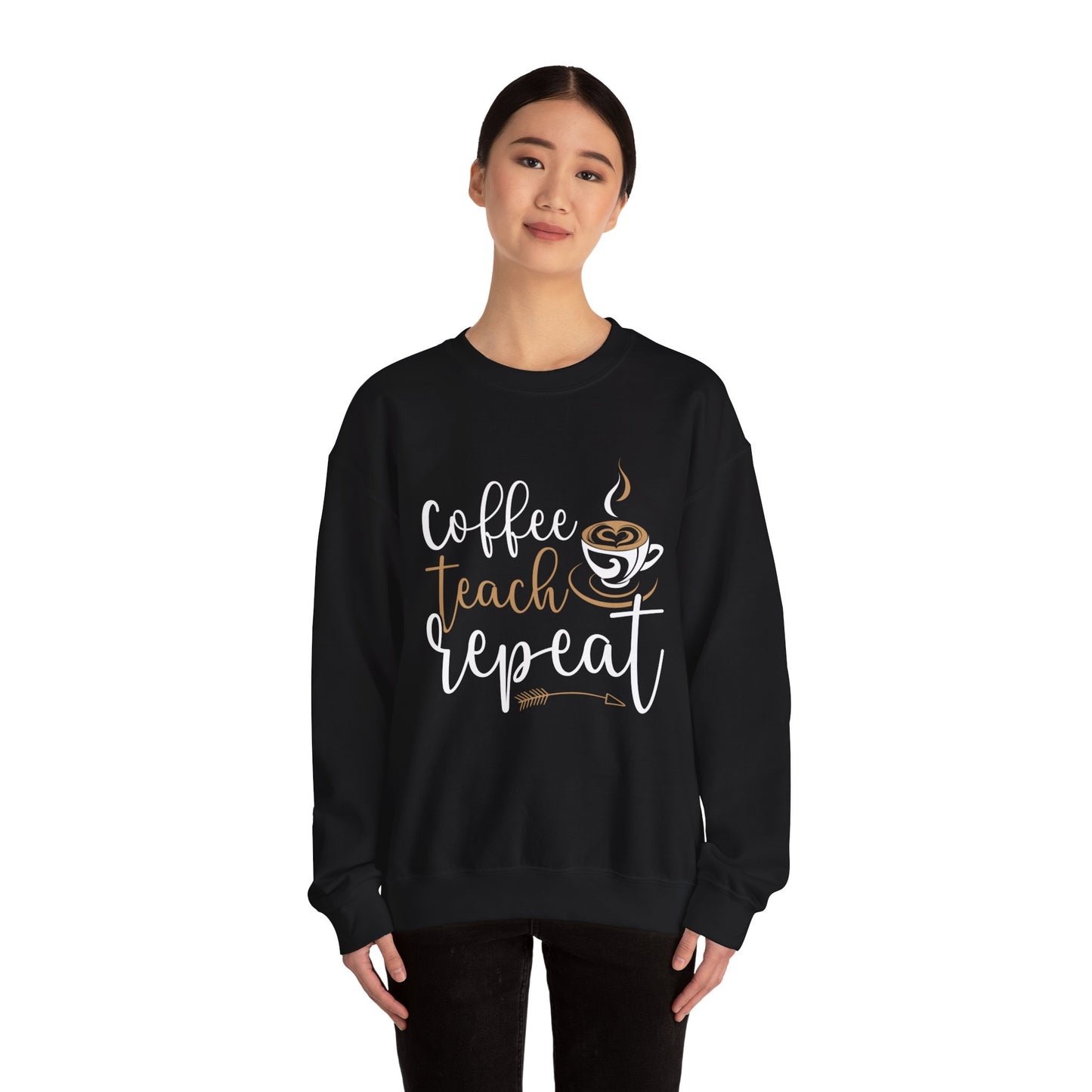 Coffee Teach Repeat Crewneck