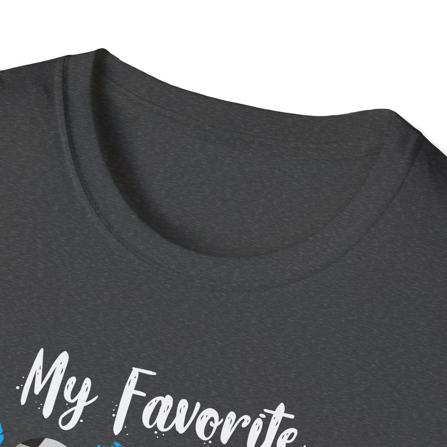 My Favorite Soccer Player Calls Me Mom - Softstyle T-Shirt
