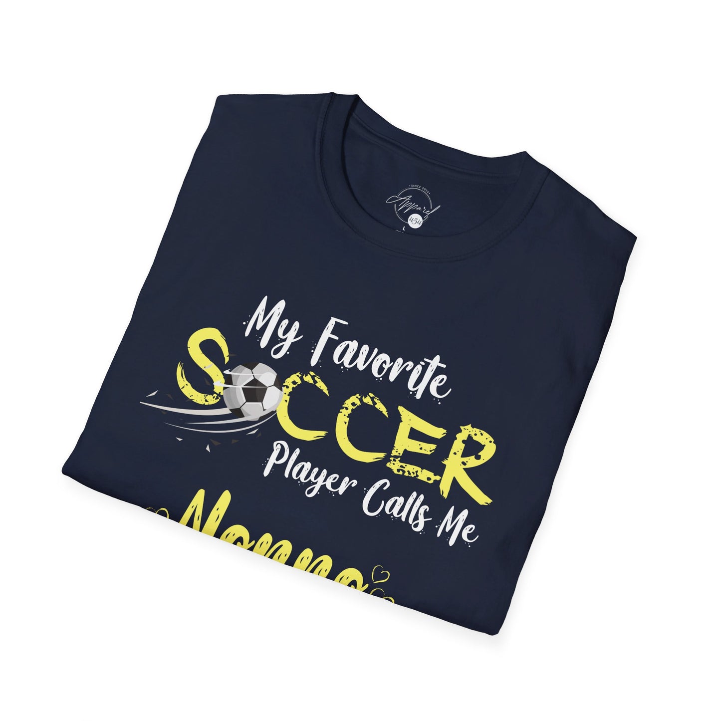 My Favorite Soccer Player Calls Me Nonno - Softstyle T-Shirt