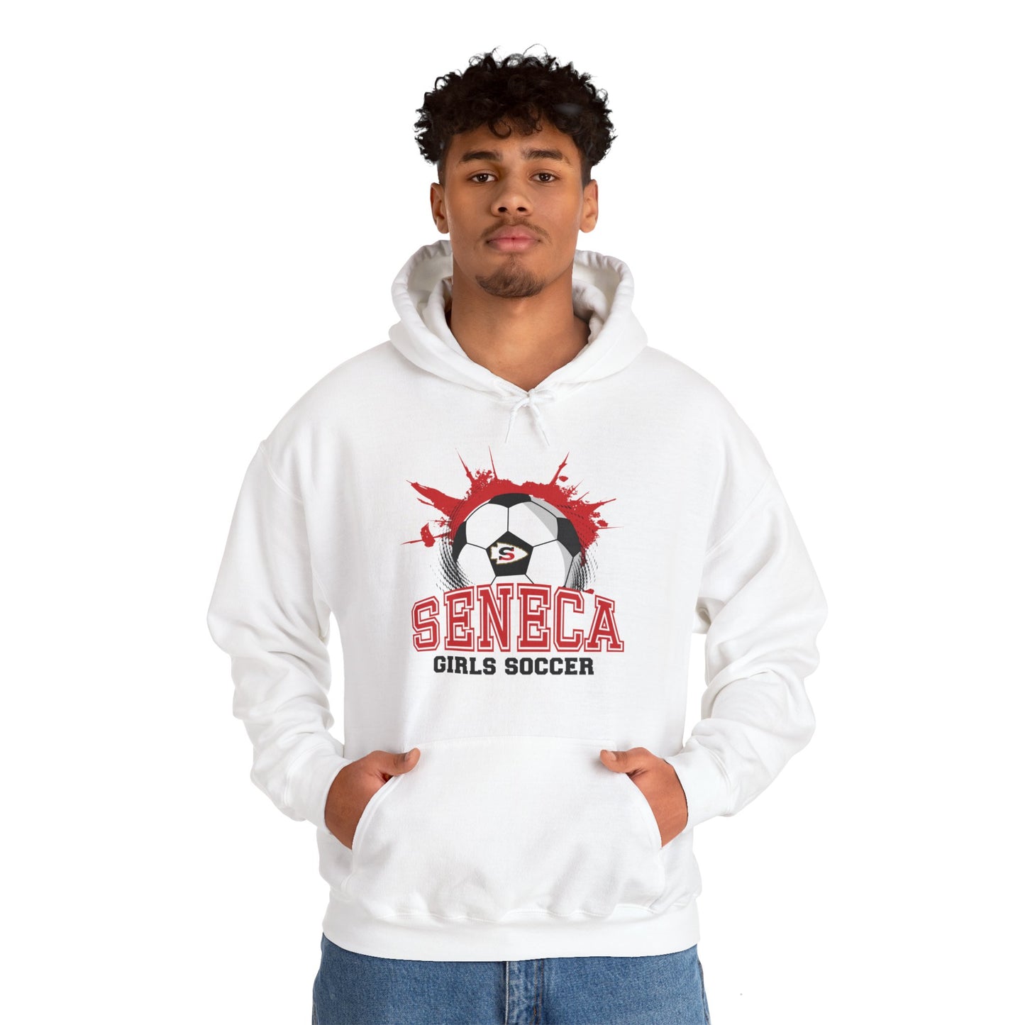 Seneca Girls Soccer Ball - Hoodie
