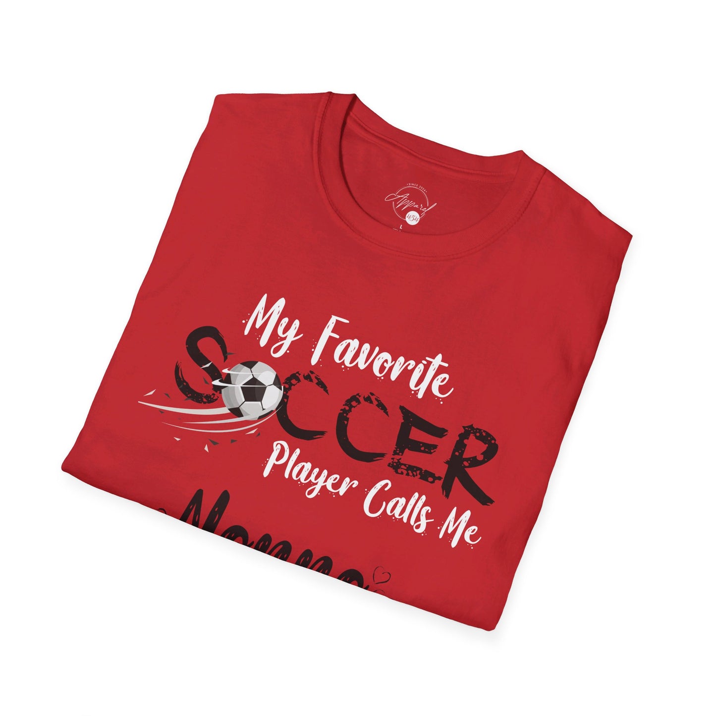 My Favorite Soccer Player Calls Me Nonno - Softstyle T-Shirt