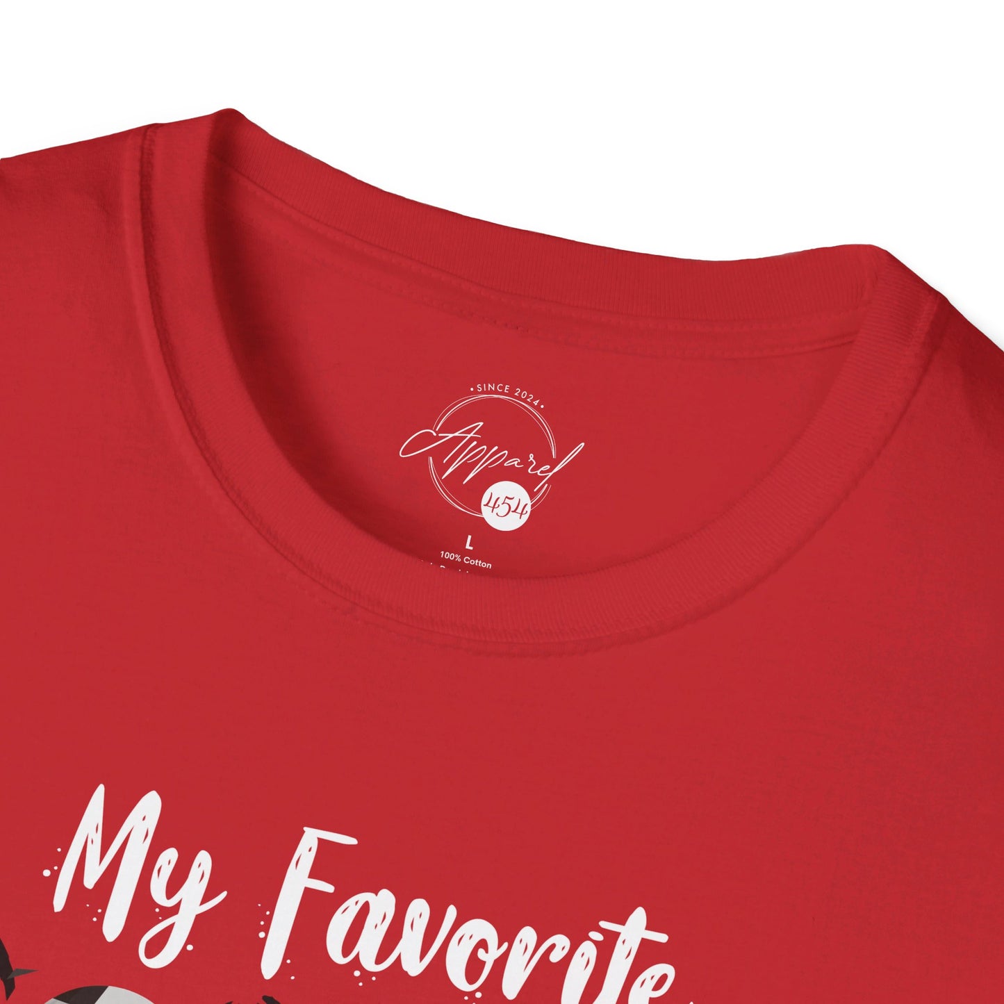 My Favorite Soccer Player Calls Me Dad - Softstyle T-Shirt