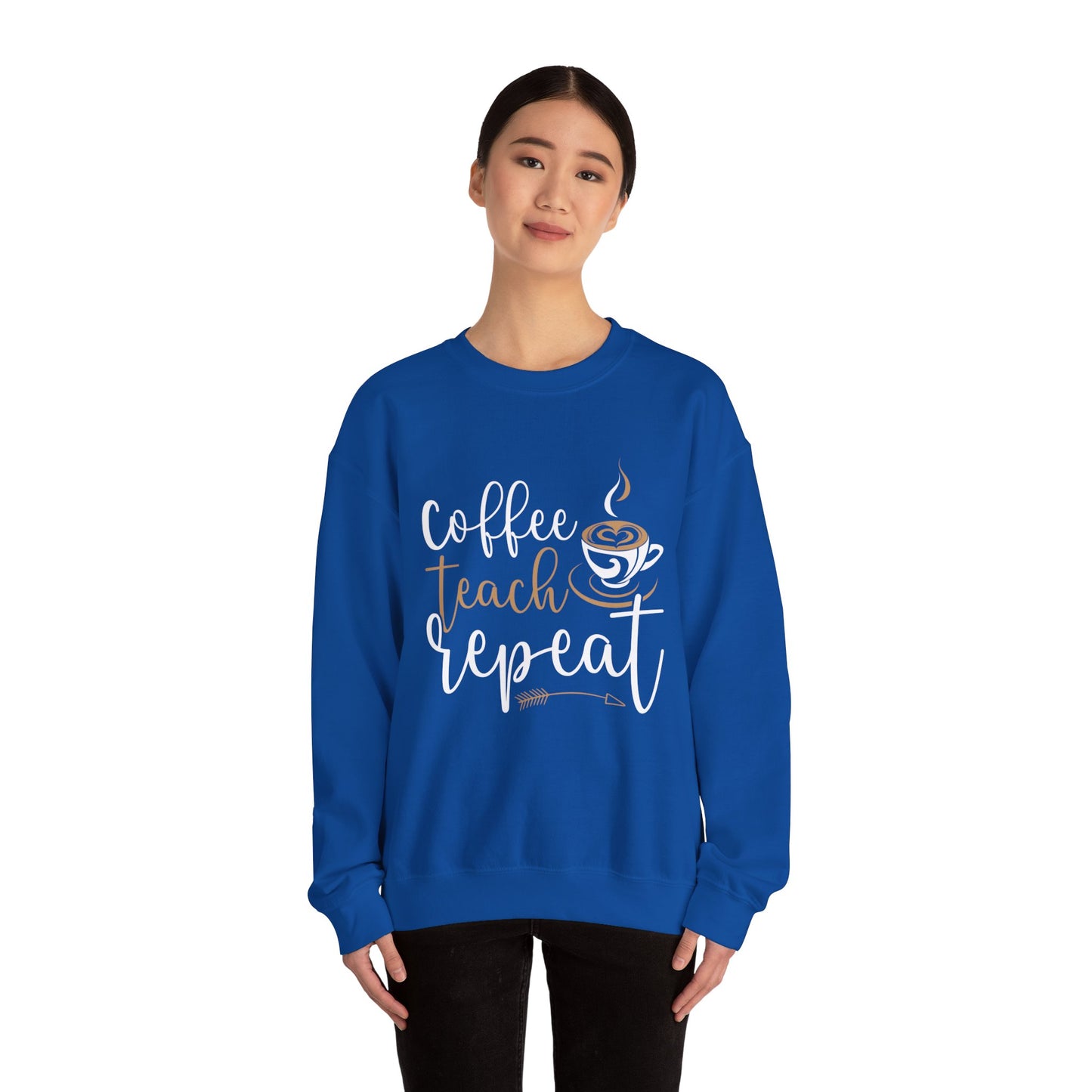Coffee Teach Repeat Crewneck