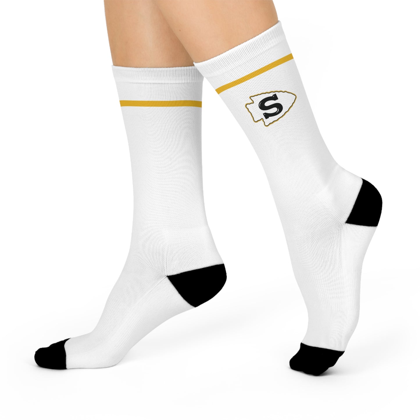 Sachem Cushioned Crew Socks - White