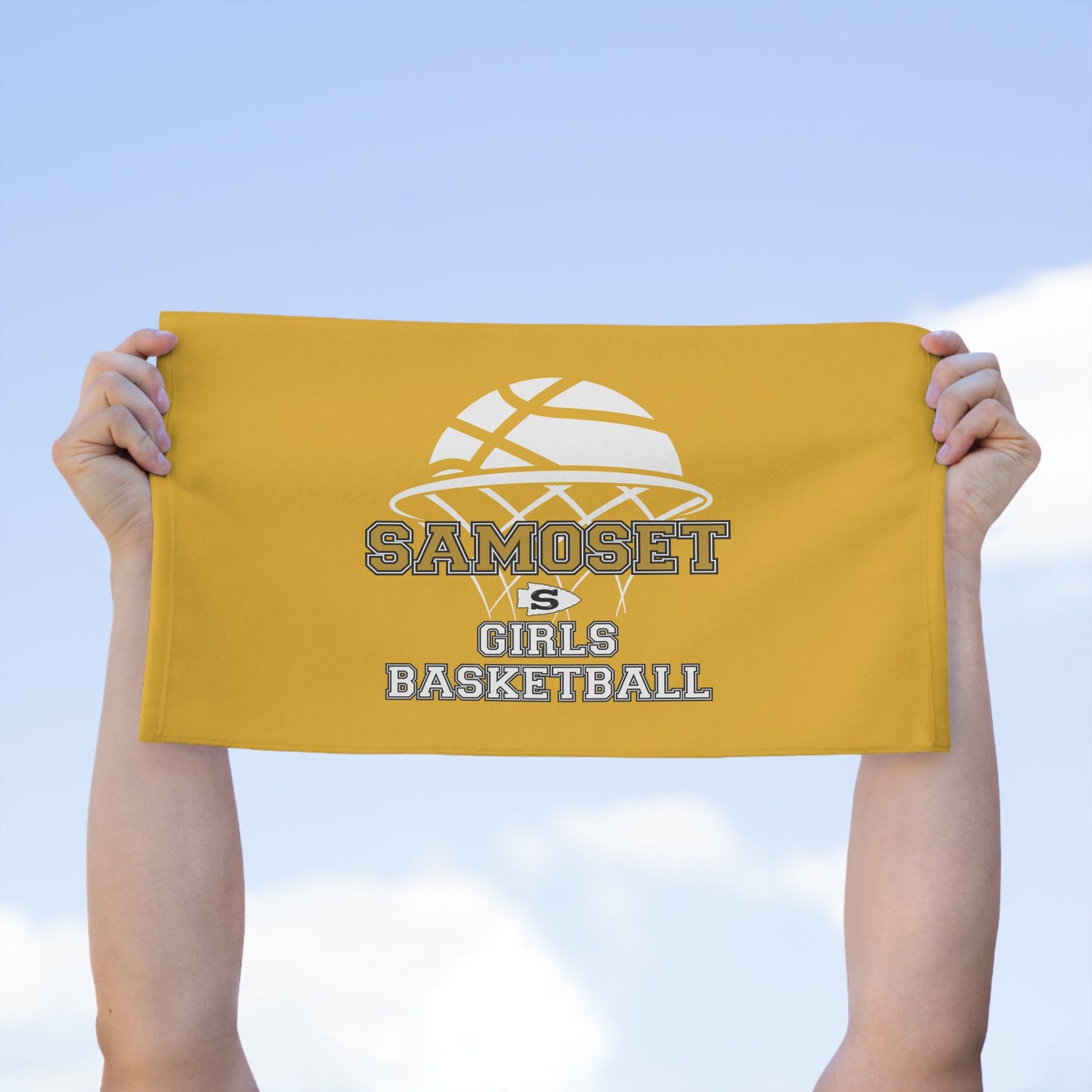 Samoset Girls Basketball Rally Towel, 11x18