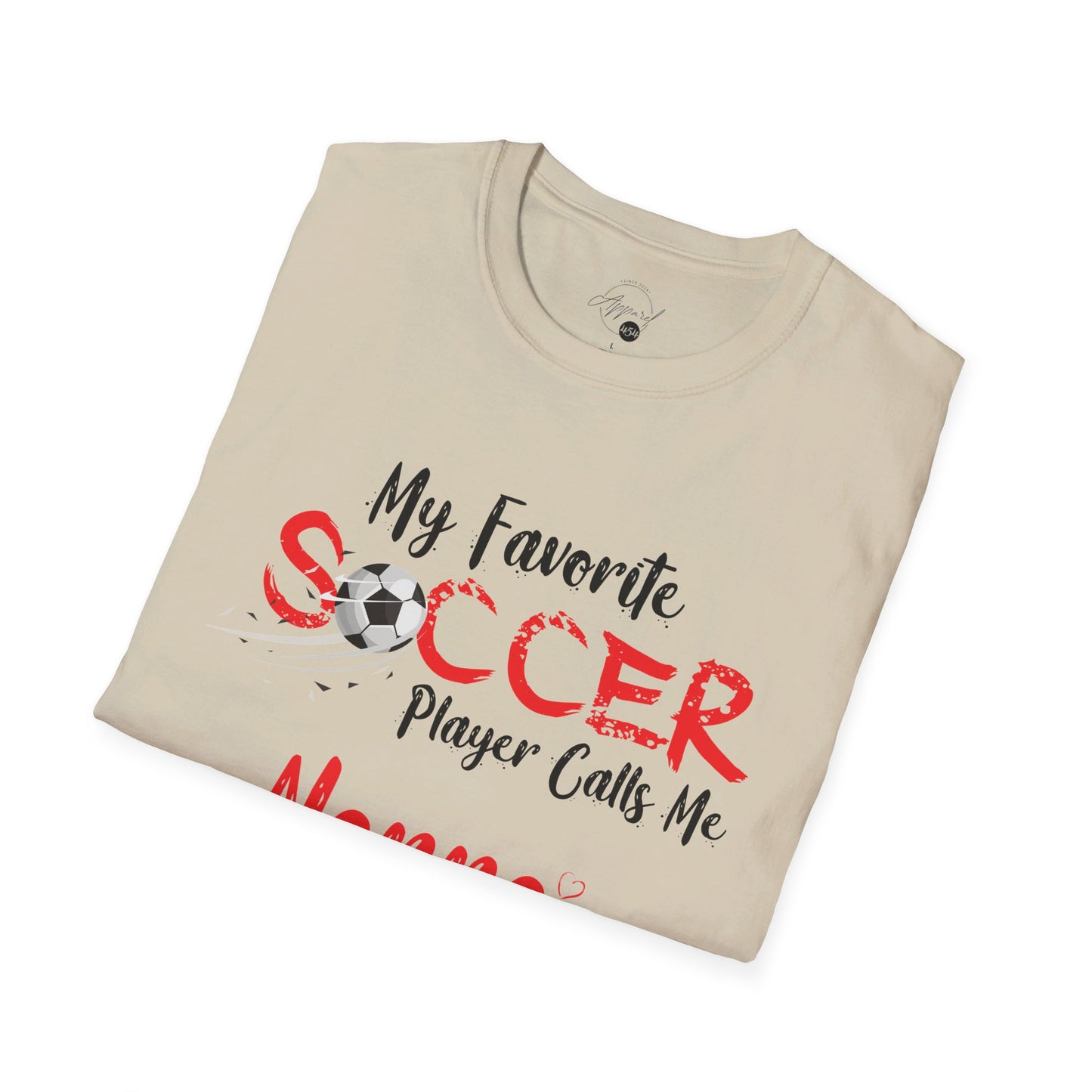 My Favorite Soccer Player Calls Me Nonno - Softstyle T-Shirt