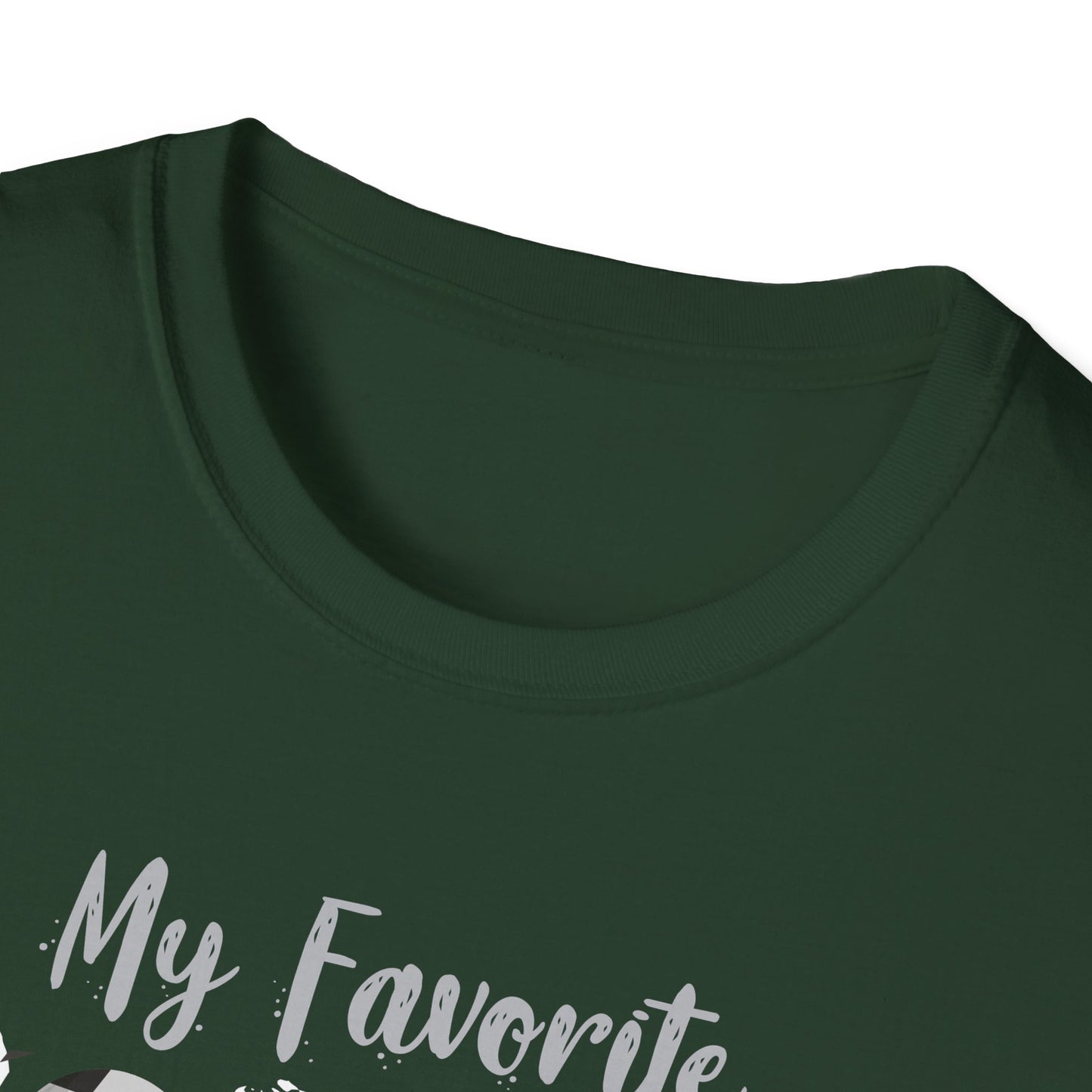 My Favorite Soccer Player Calls Me Mom - Softstyle T-Shirt