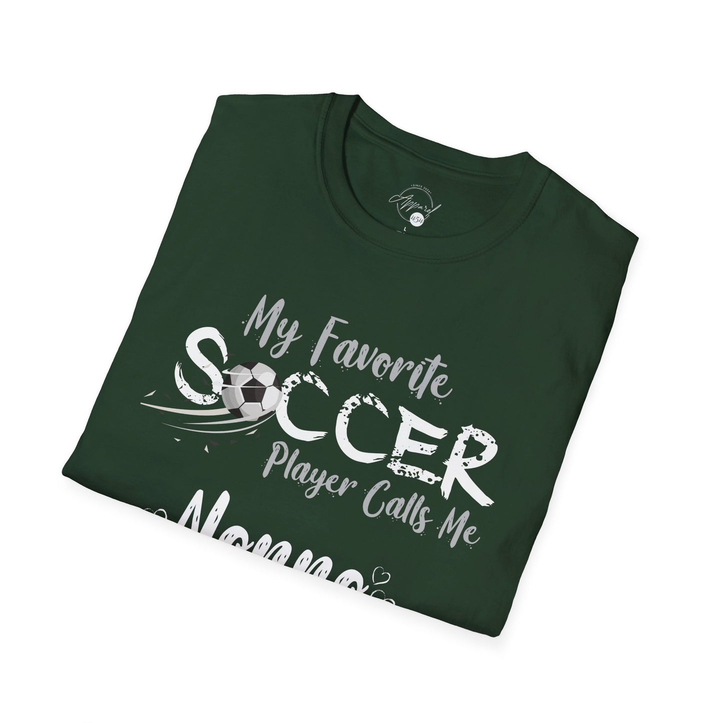 My Favorite Soccer Player Calls Me Nonno - Softstyle T-Shirt