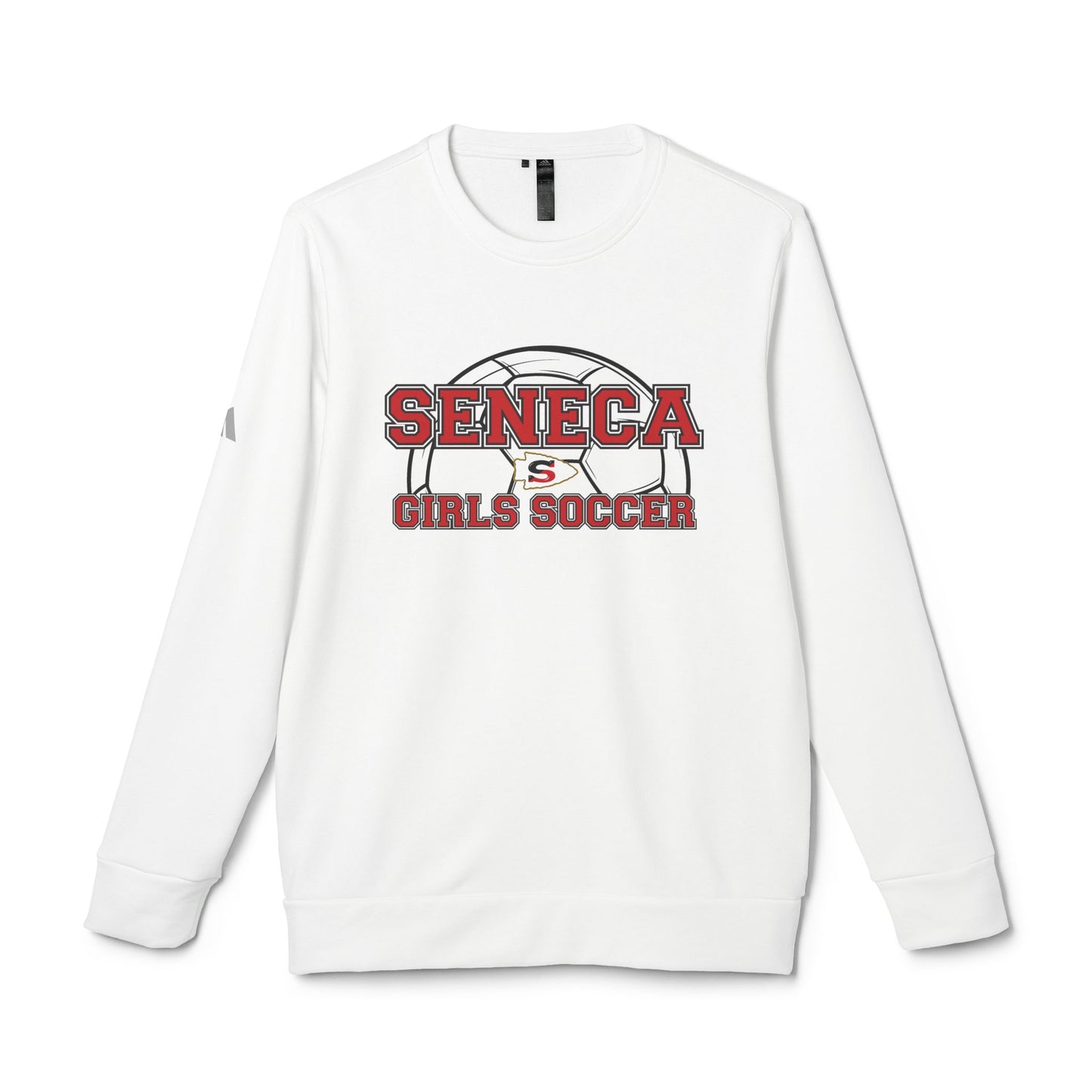 Adidas Seneca Logo Unisex Fleece Crewneck Sweatshirt