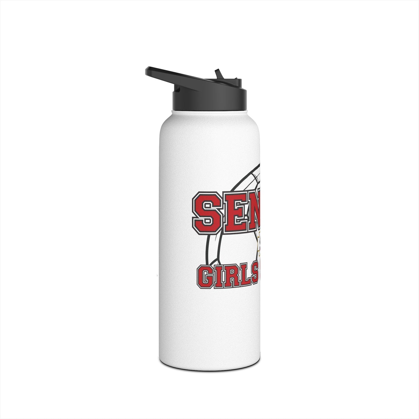 Seneca Girls Soccer - Stainless Steel Water Bottle, Standard Lid - 32oz