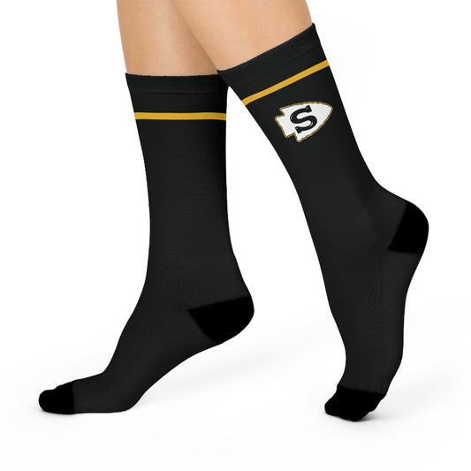 Sachem Cushioned Crew Socks - Black