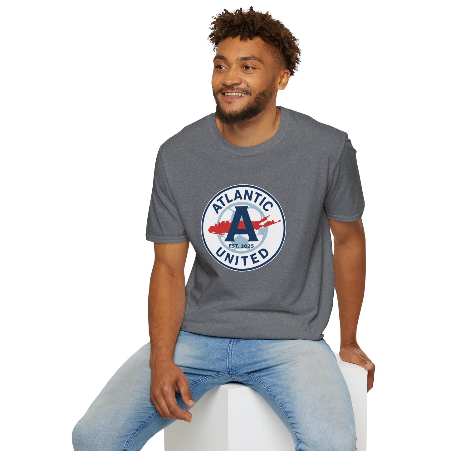 Atlantic United Plain Logo Unisex Softstyle T-Shirt