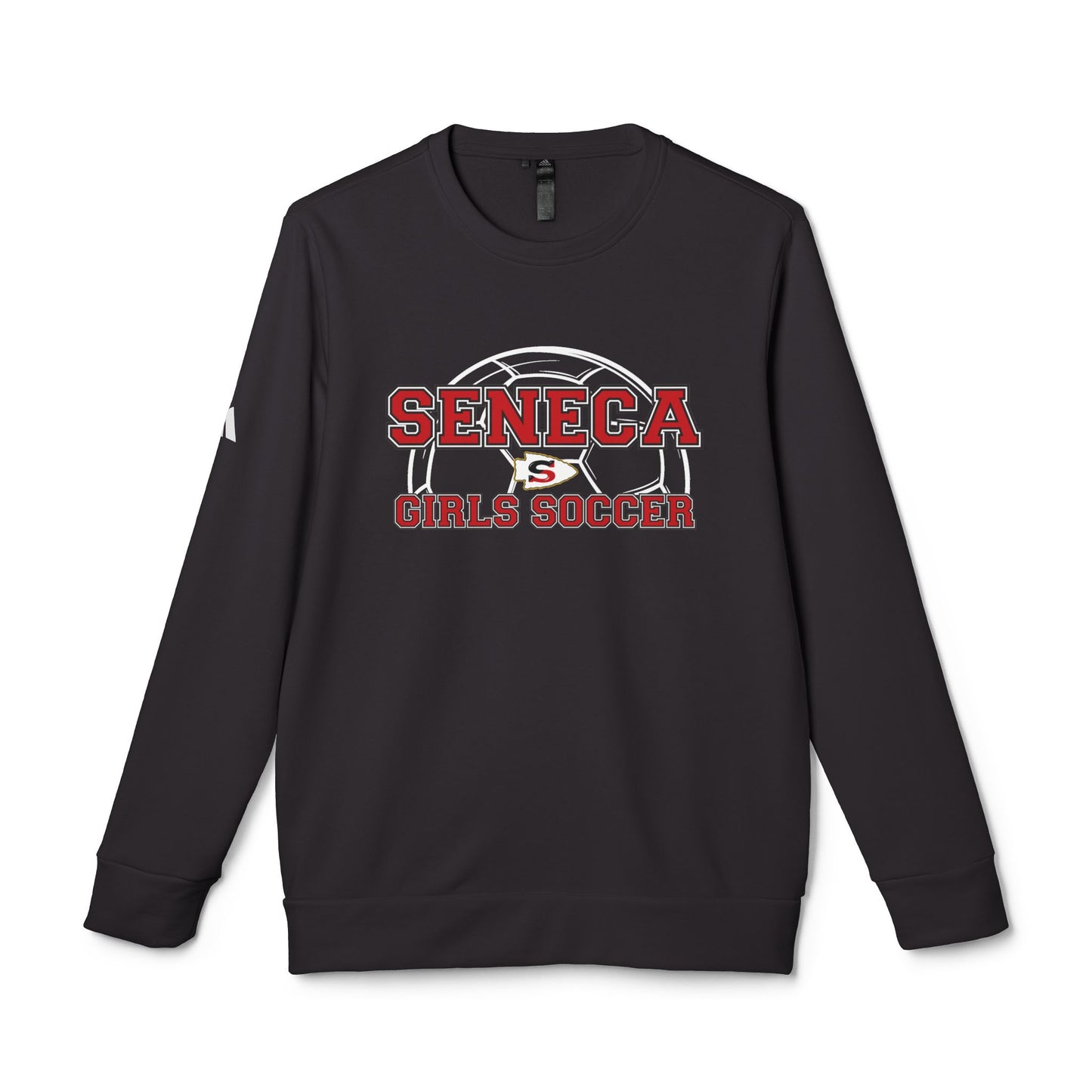 Adidas Seneca Logo Unisex Fleece Crewneck Sweatshirt