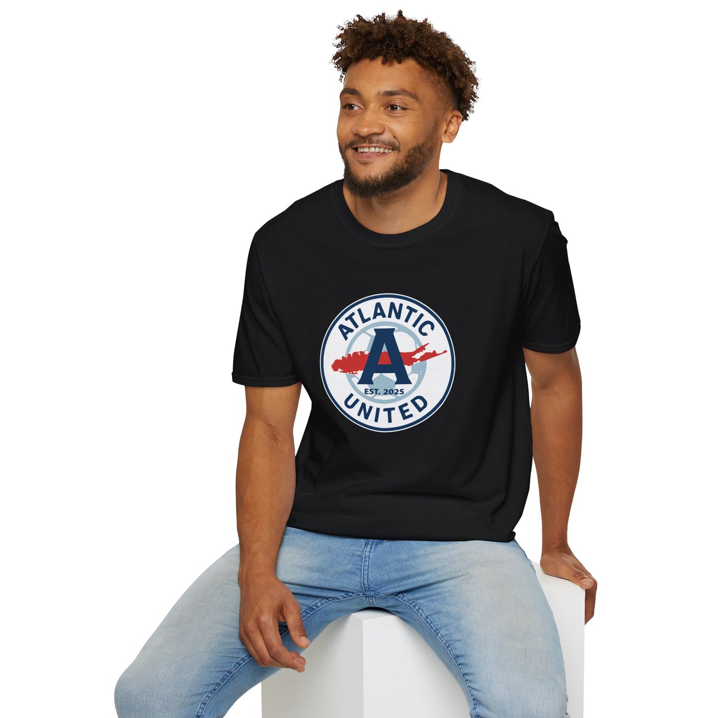 Atlantic United Plain Logo Unisex Softstyle T-Shirt