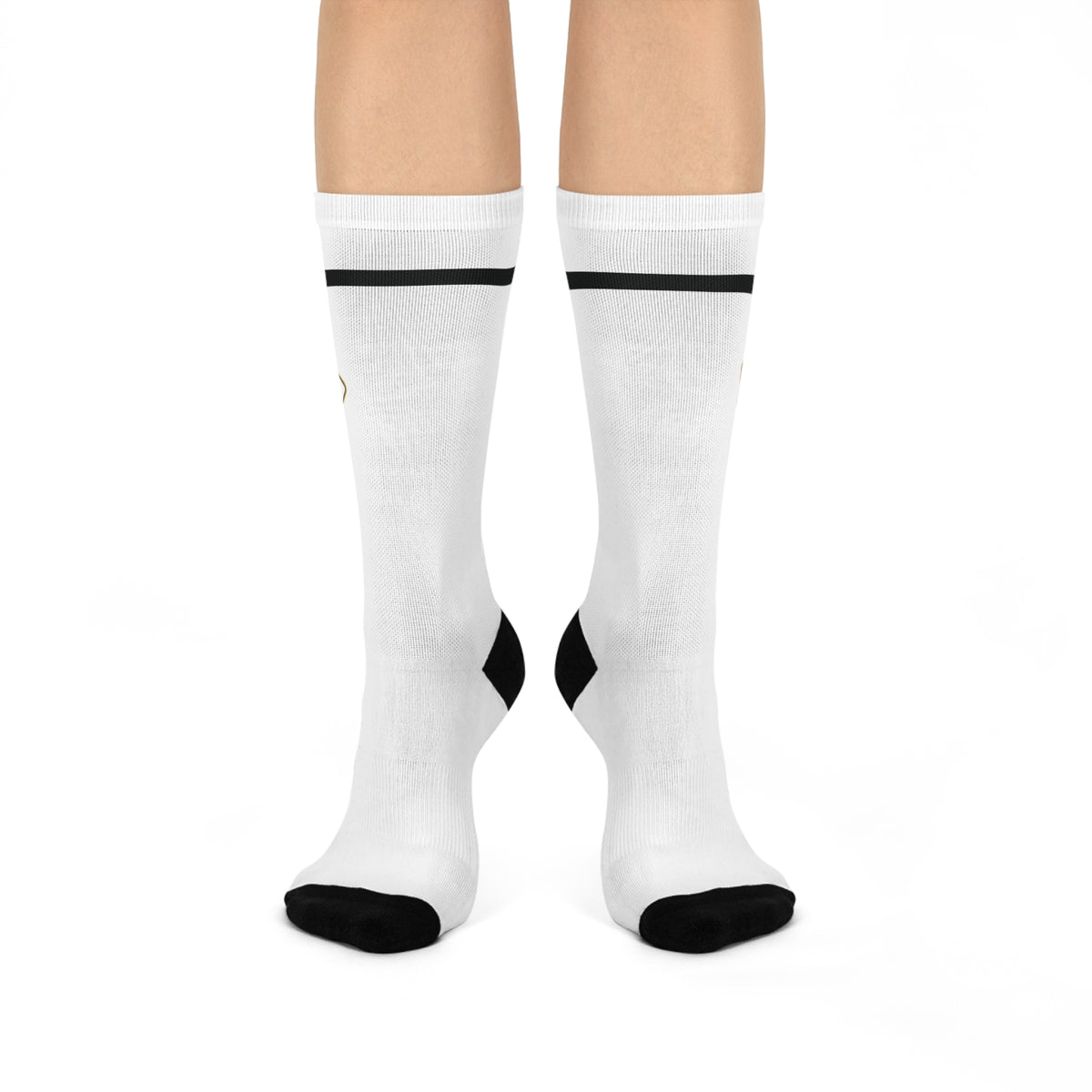 Sachem Cushioned Crew Socks - White/Black