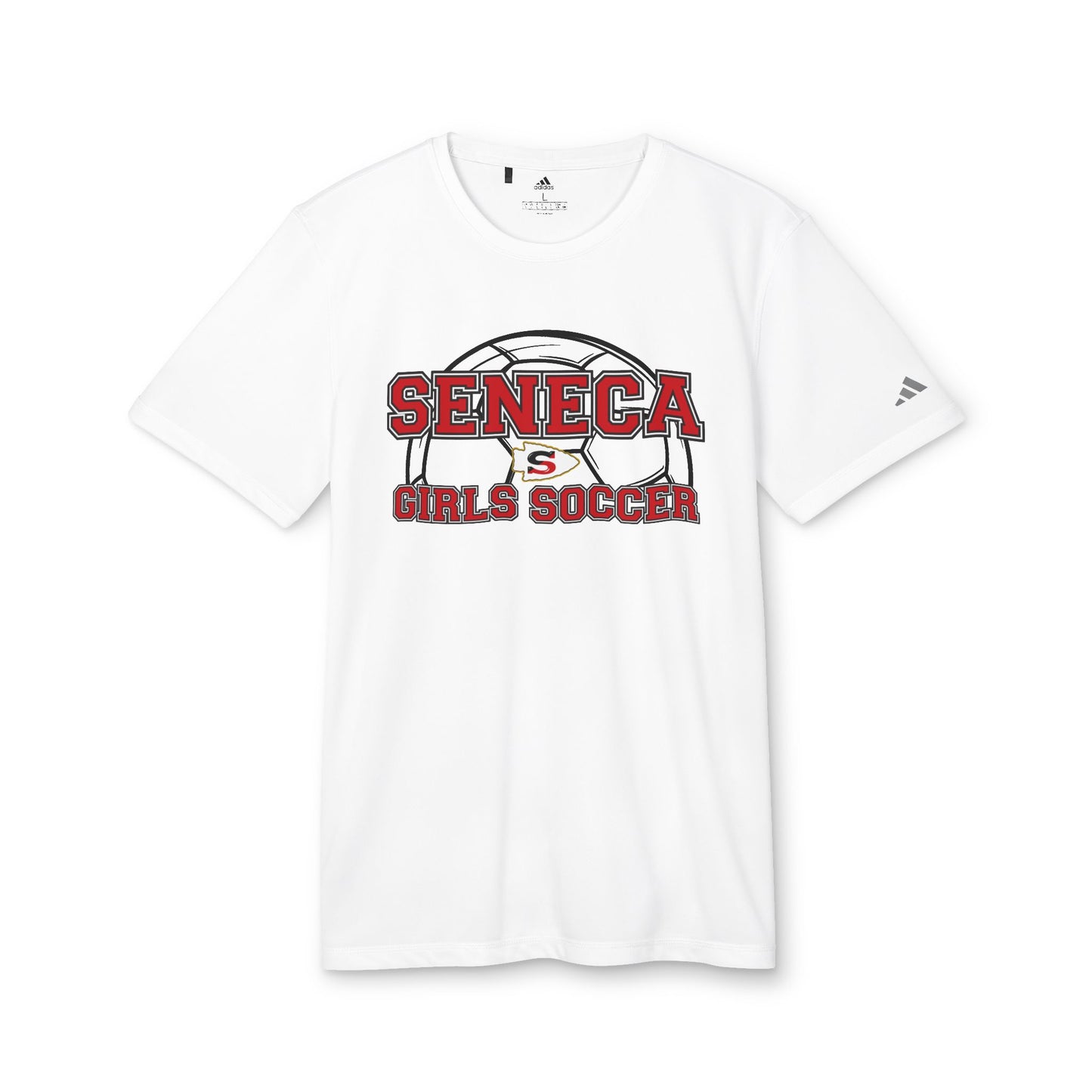 Adidas Seneca Soccer Logo Unisex Sport T-Shirt