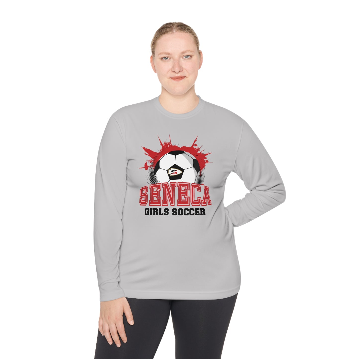 Seneca Girls Soccer Ball - Long Sleeve T