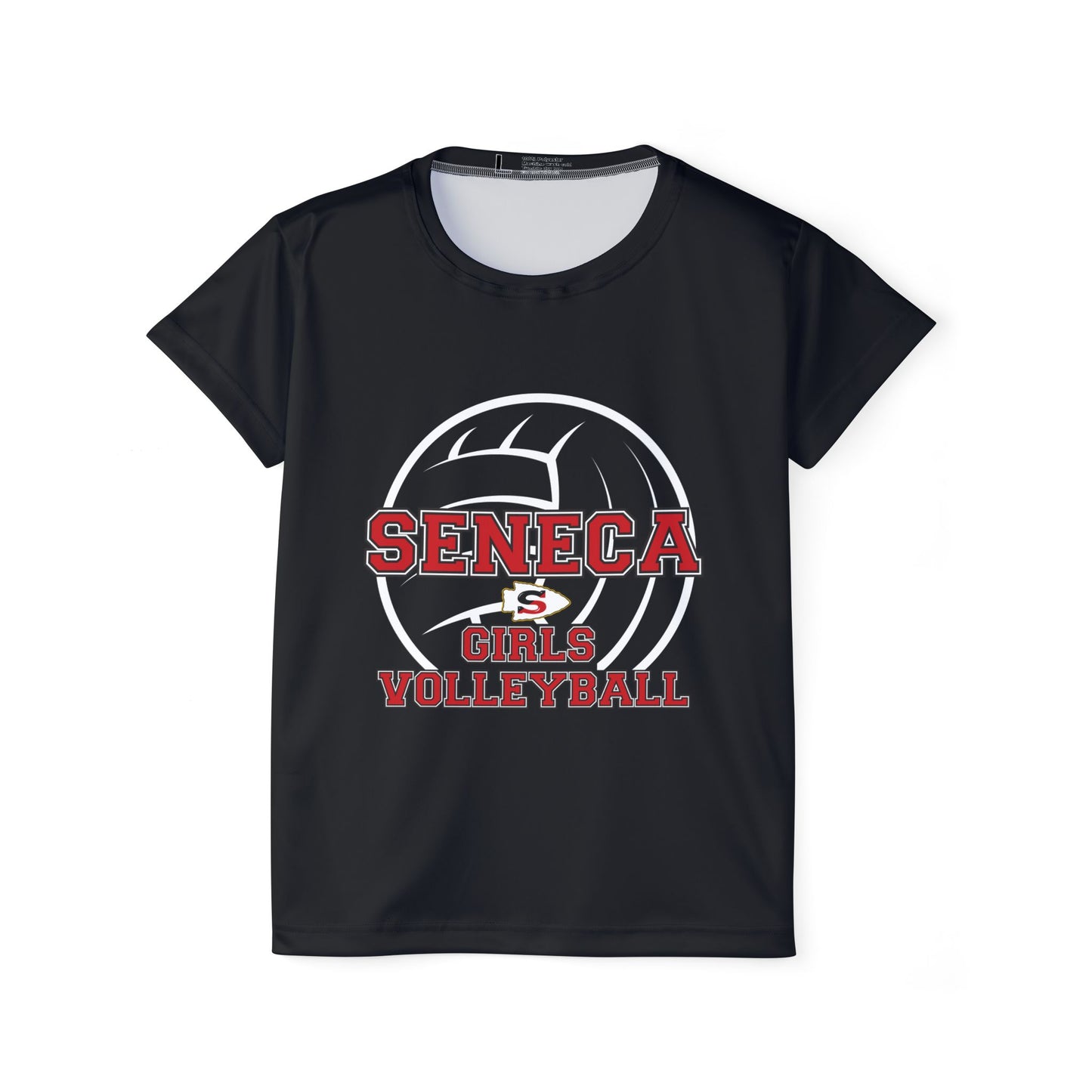 Seneca Girls Volleyball - Dry Fit Practice Jersey (Black)
