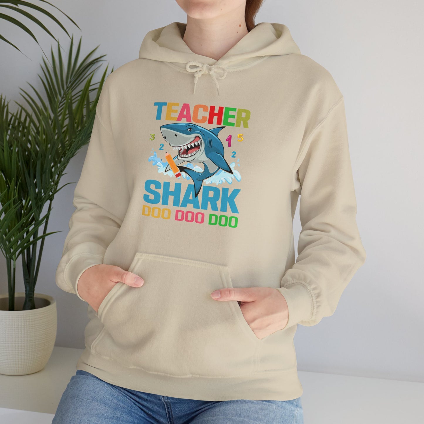 Teacher Shark Hooded Sweatshirt