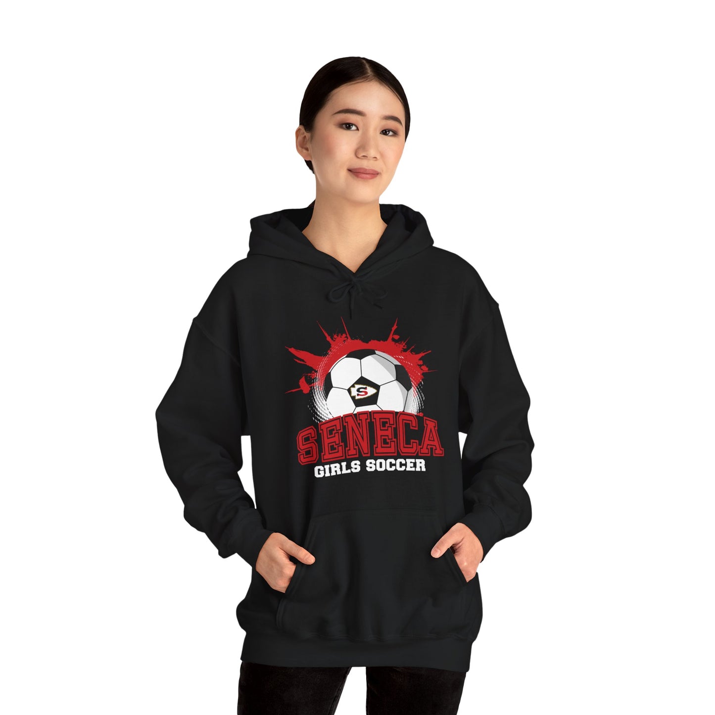 Seneca Girls Soccer Ball - Hoodie