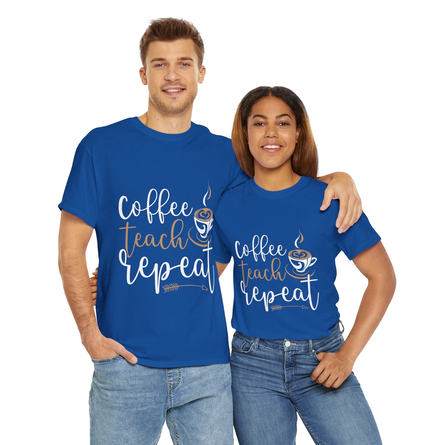 Coffee Teach Repeat T- shirt