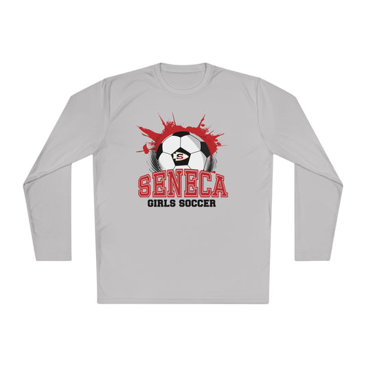 Seneca Girls Soccer Ball - Long Sleeve T