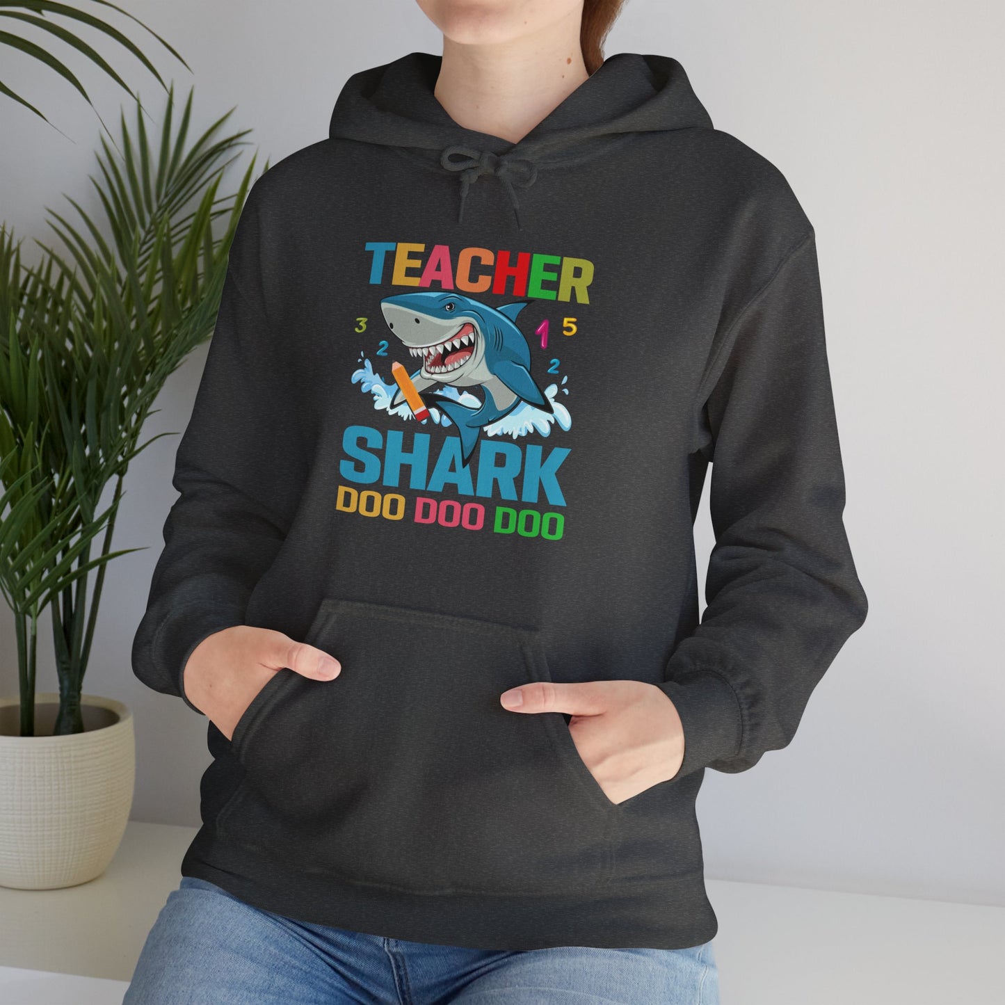 Teacher Shark Hooded Sweatshirt