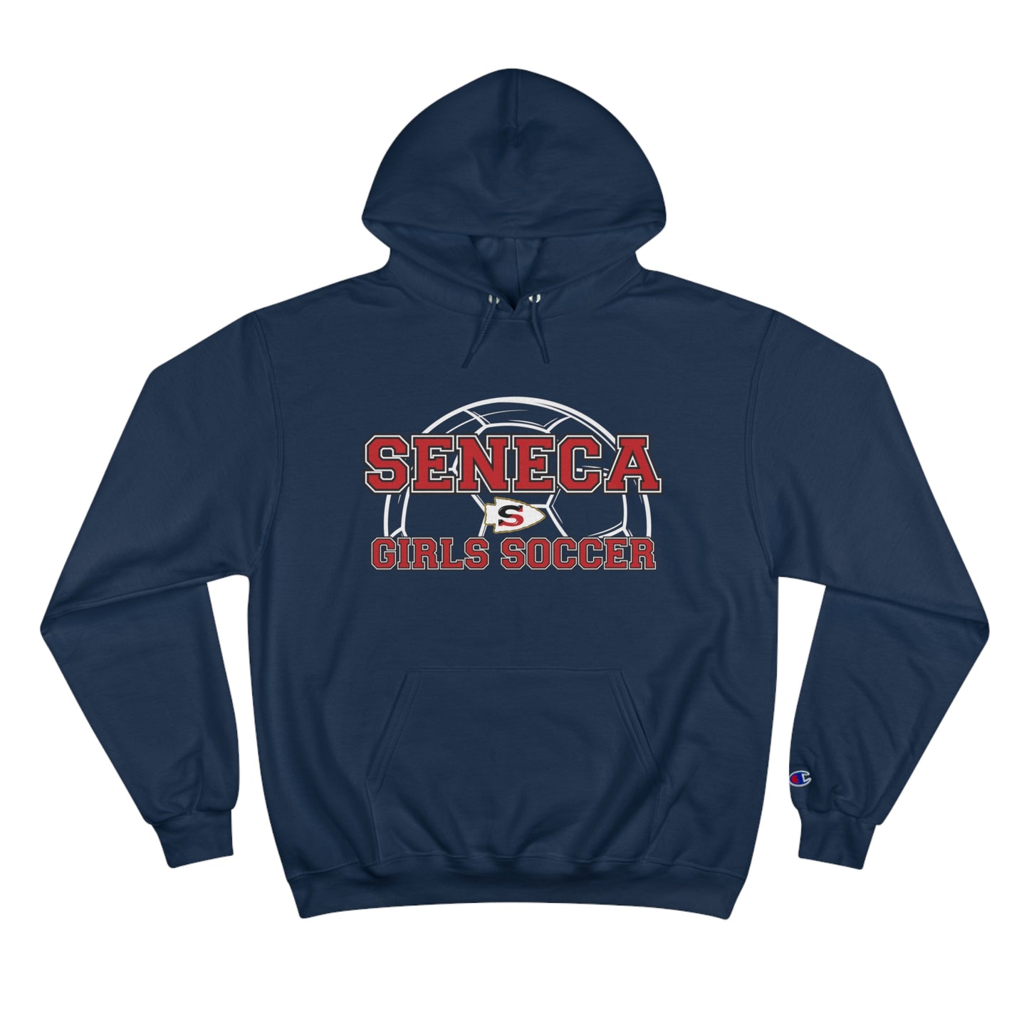 Champion Seneca Girls Soccer Logo Unisex Hoodie