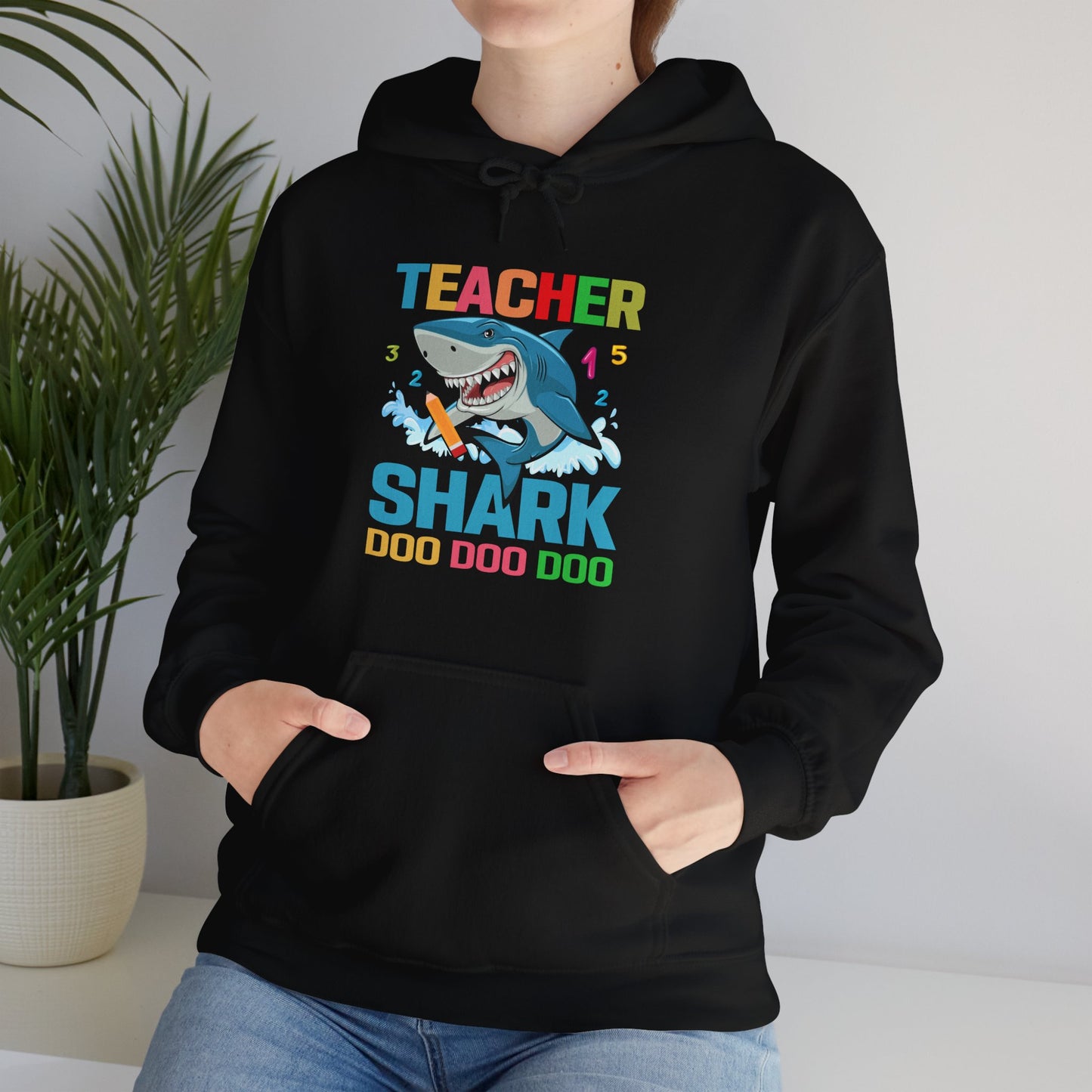 Teacher Shark Hooded Sweatshirt