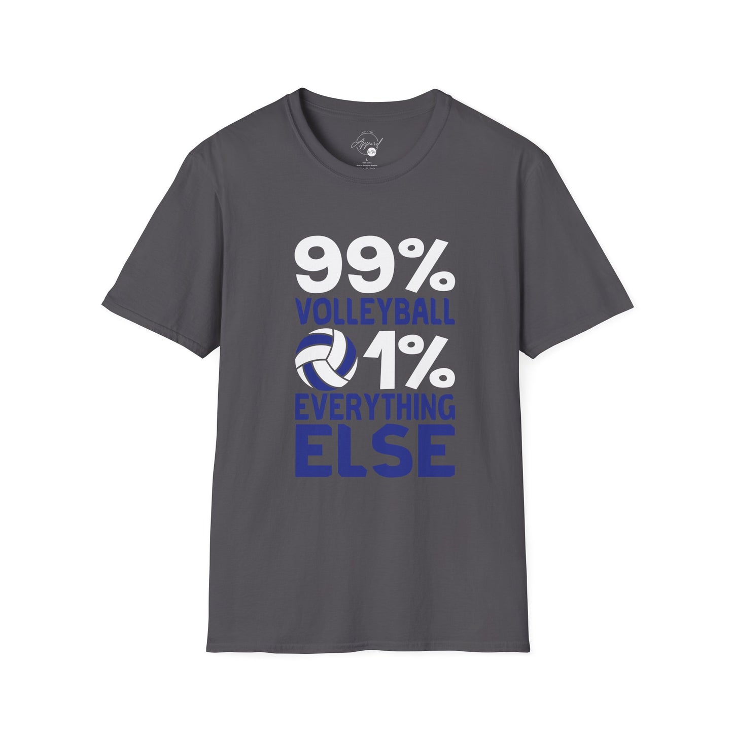 99% Volleyball Unisex Soft Style T Shirt