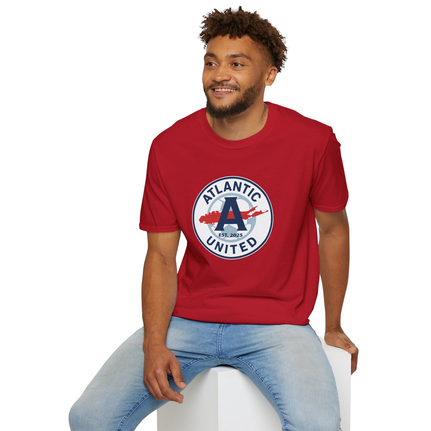 Atlantic United Plain Logo Unisex Softstyle T-Shirt