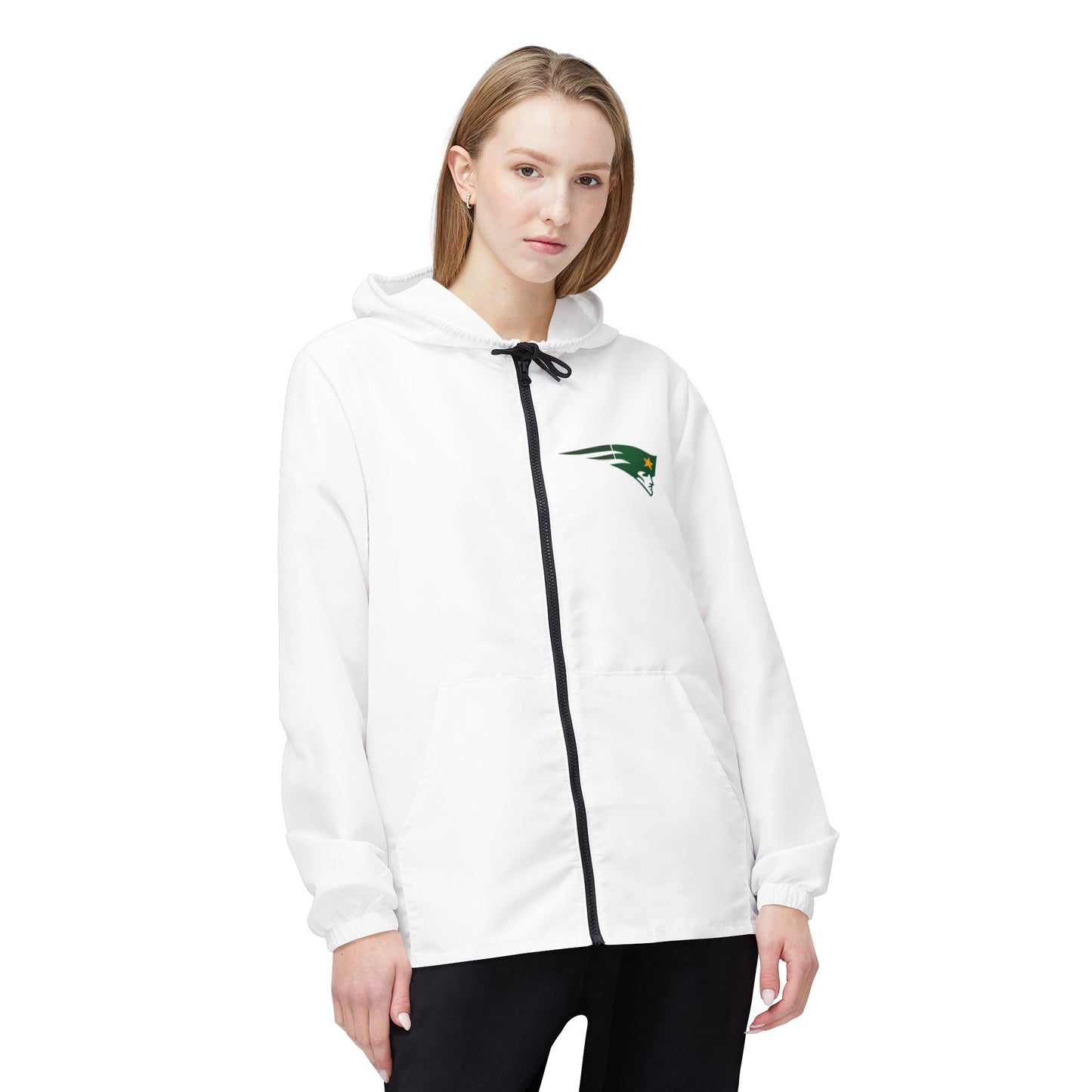 Ward Melville Girls Tennis - Player Windbreaker Jacket - White