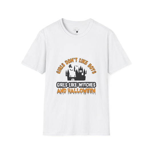 Girls Don't Like Boys Halloween T Shirt