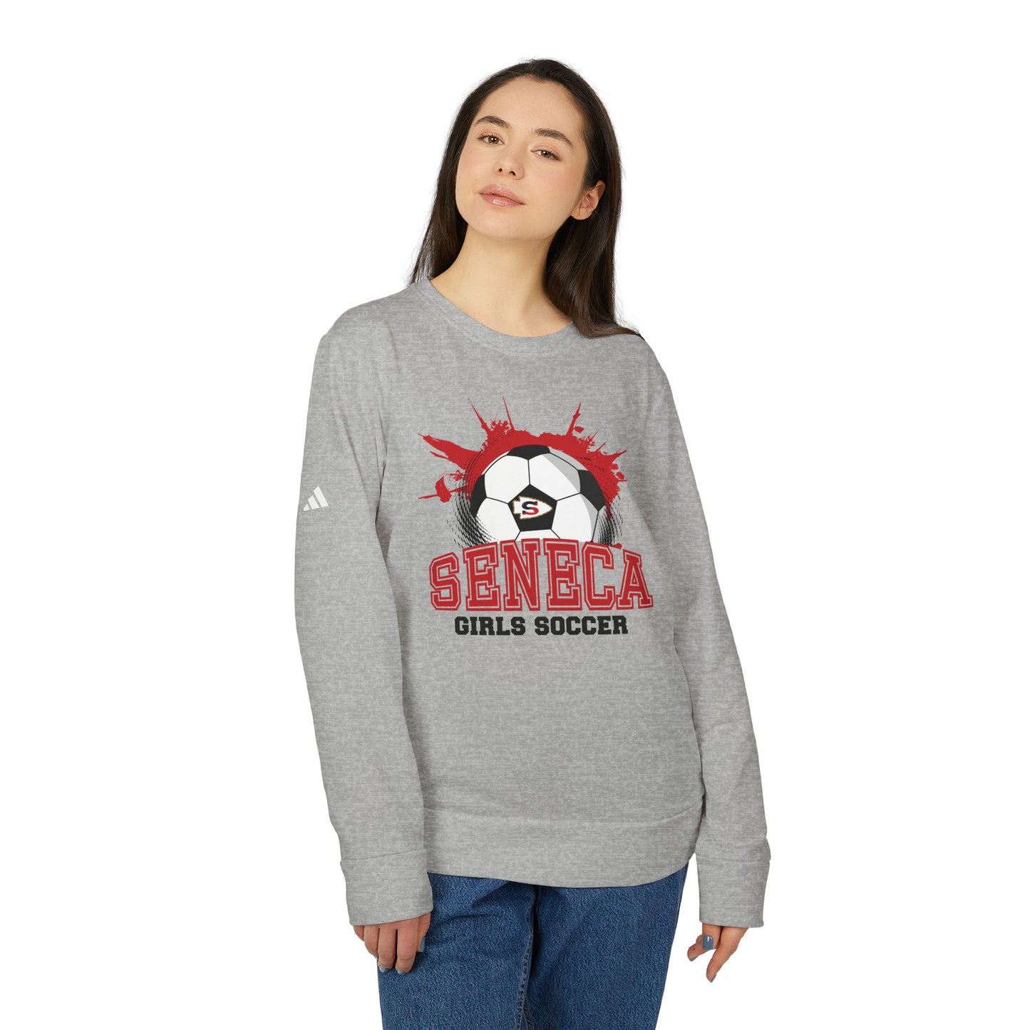 Adidas Seneca Ball Unisex Fleece Crewneck Sweatshirt