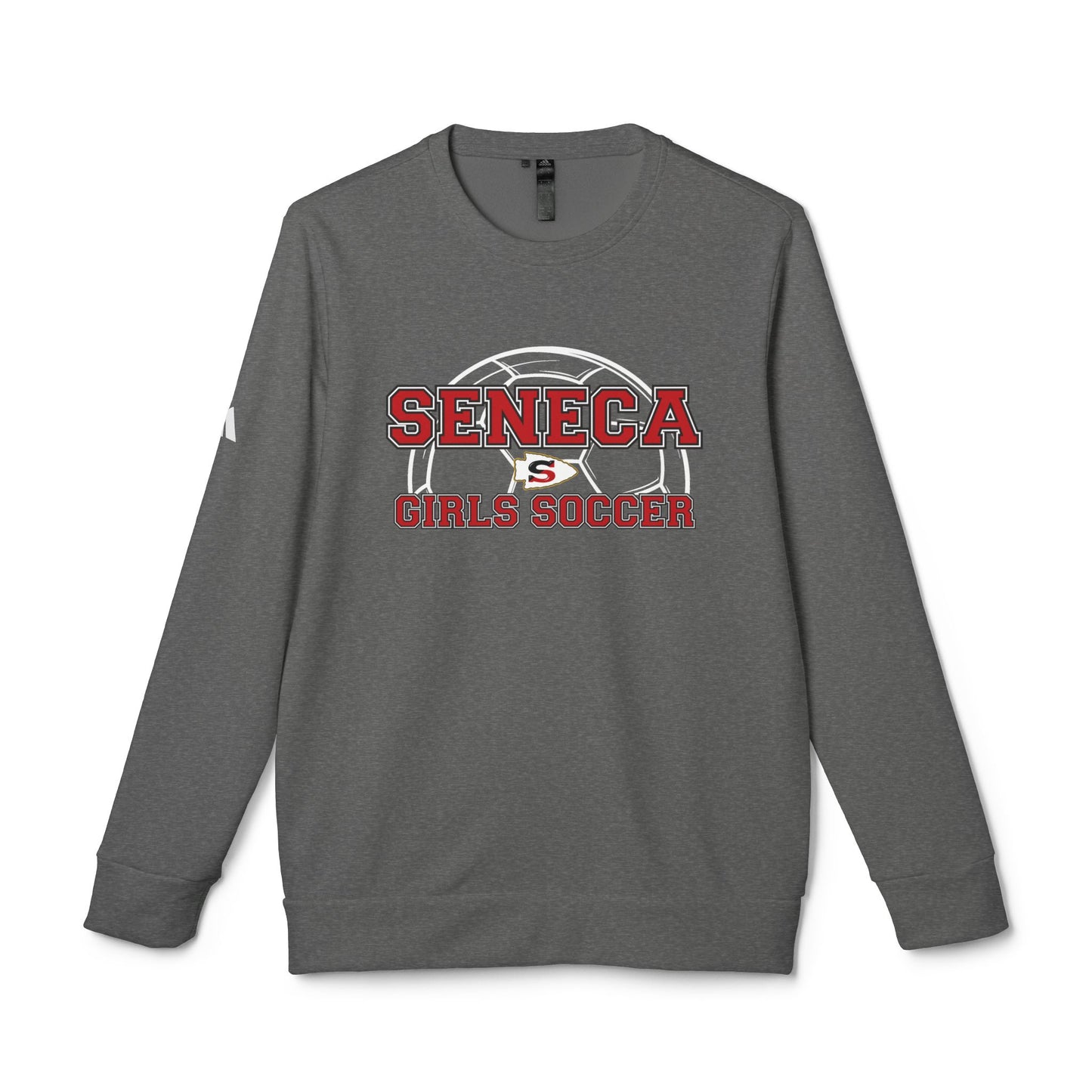 Adidas Seneca Logo Unisex Fleece Crewneck Sweatshirt