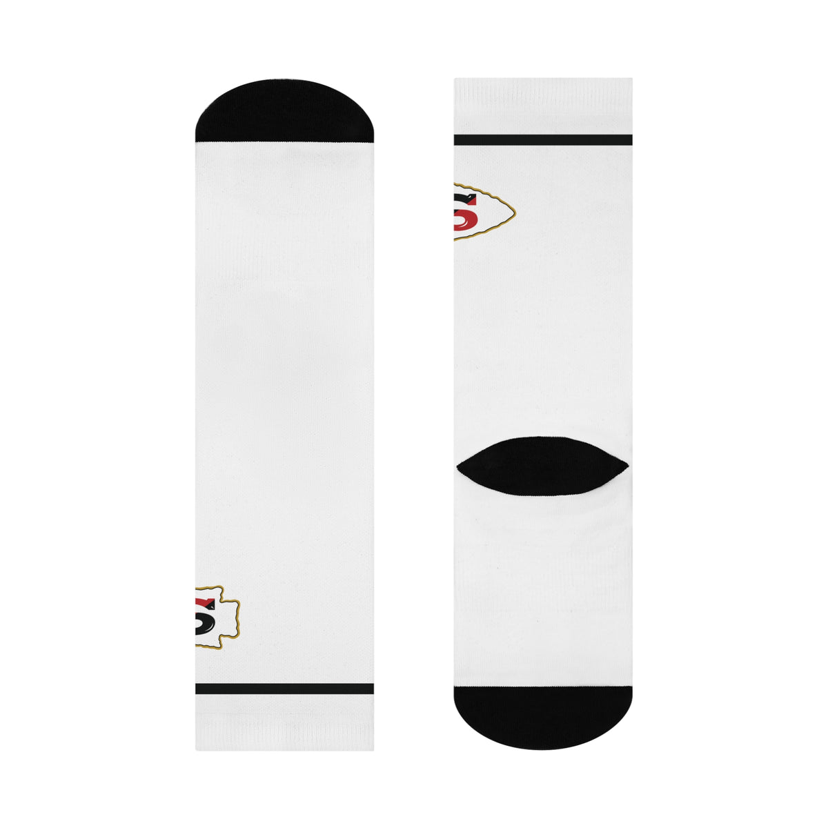 Sachem Cushioned Crew Socks - White/Black