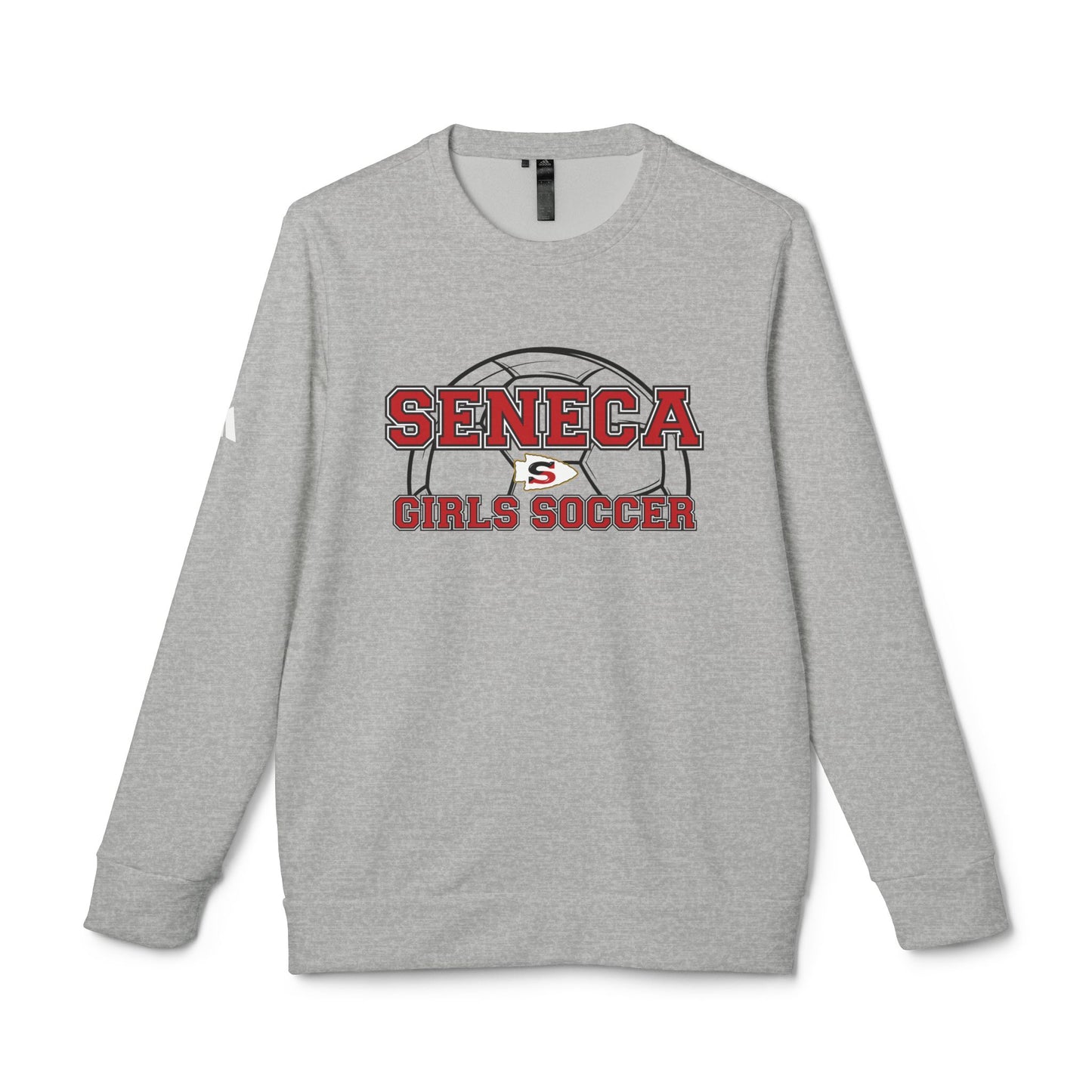 Adidas Seneca Logo Unisex Fleece Crewneck Sweatshirt