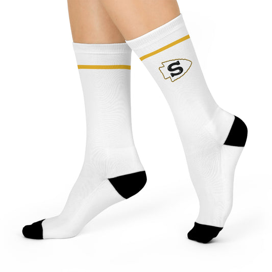 Sachem Cushioned Crew Socks - White