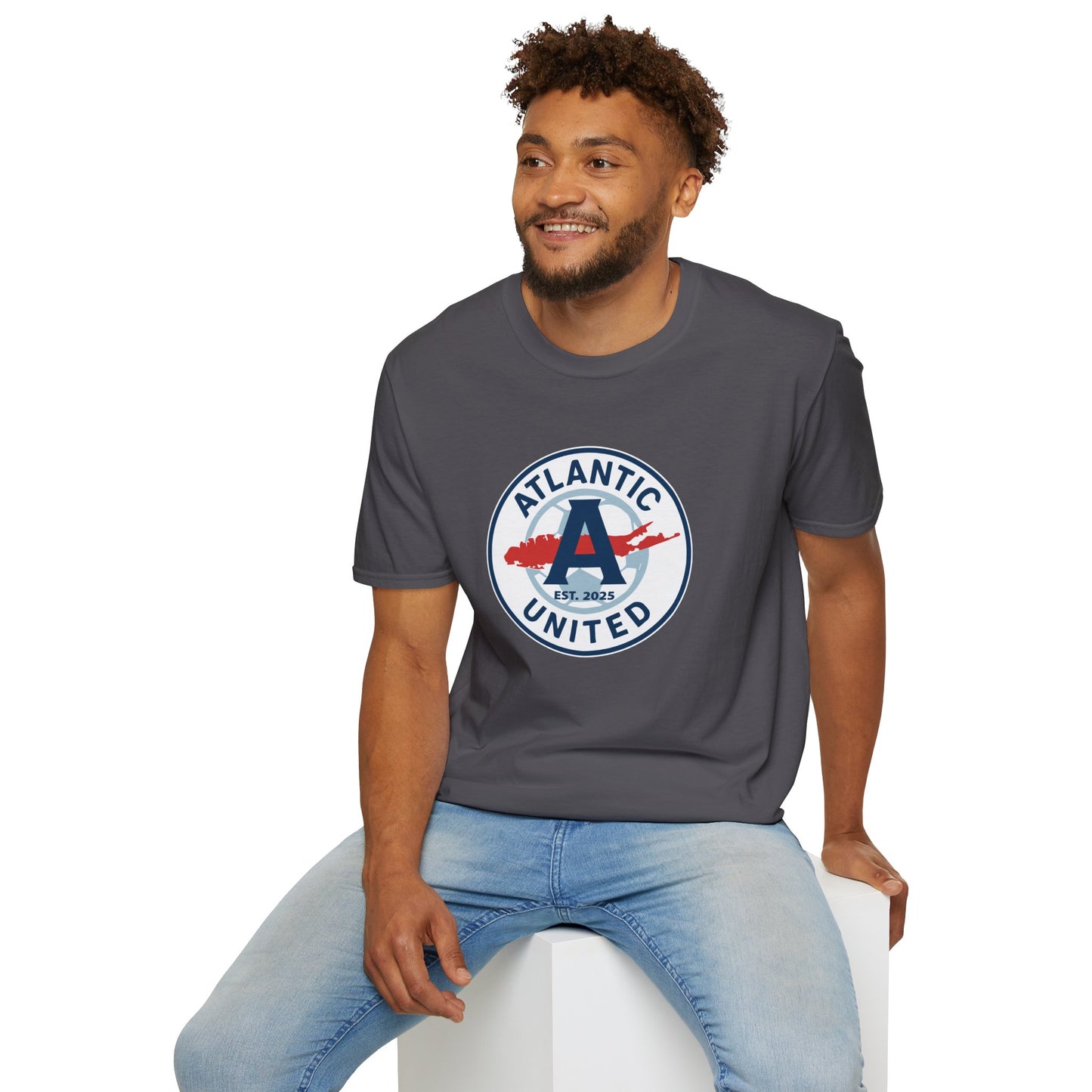 Atlantic United Plain Logo Unisex Softstyle T-Shirt