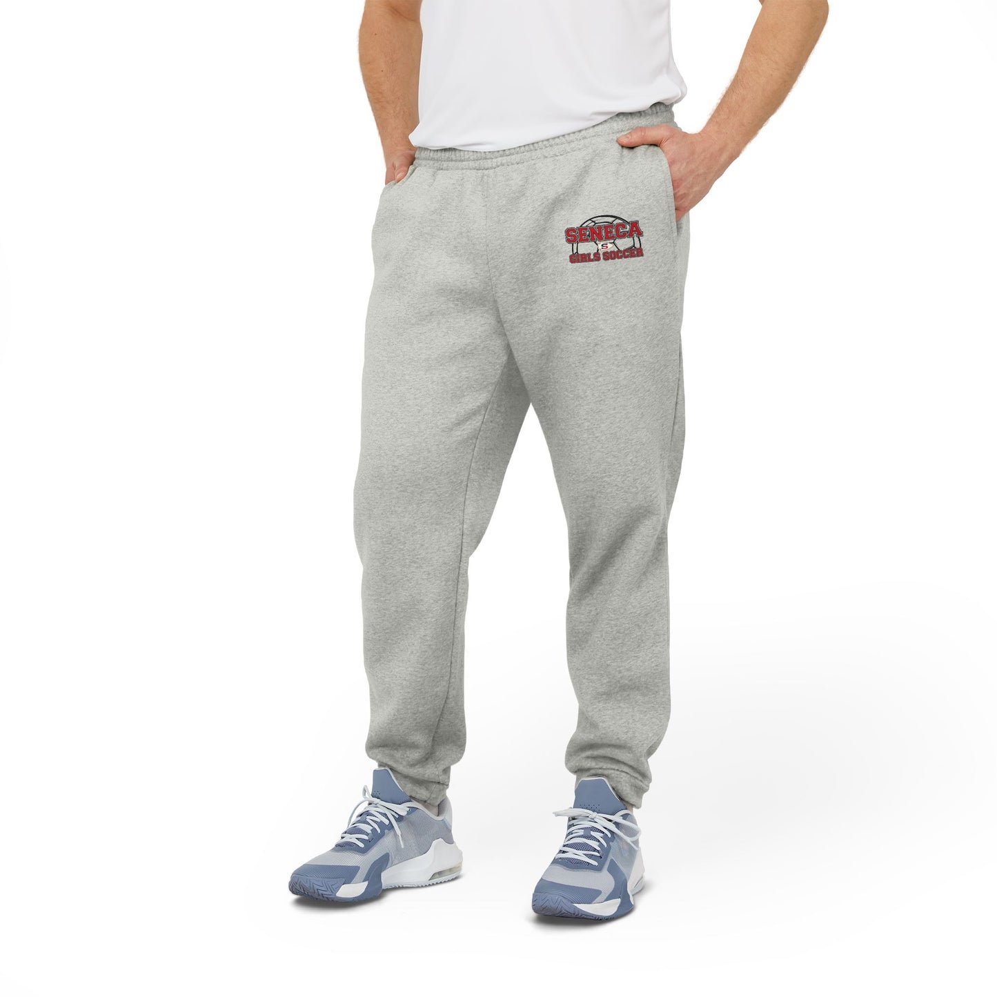 Adidas Seneca Soccer Logo Unisex Fleece Joggers