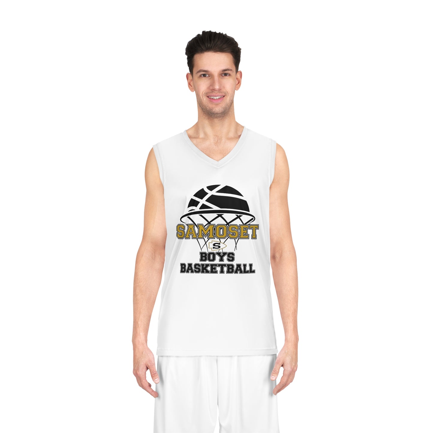 Samoset Boys Basketball - Practice Jersey (White)