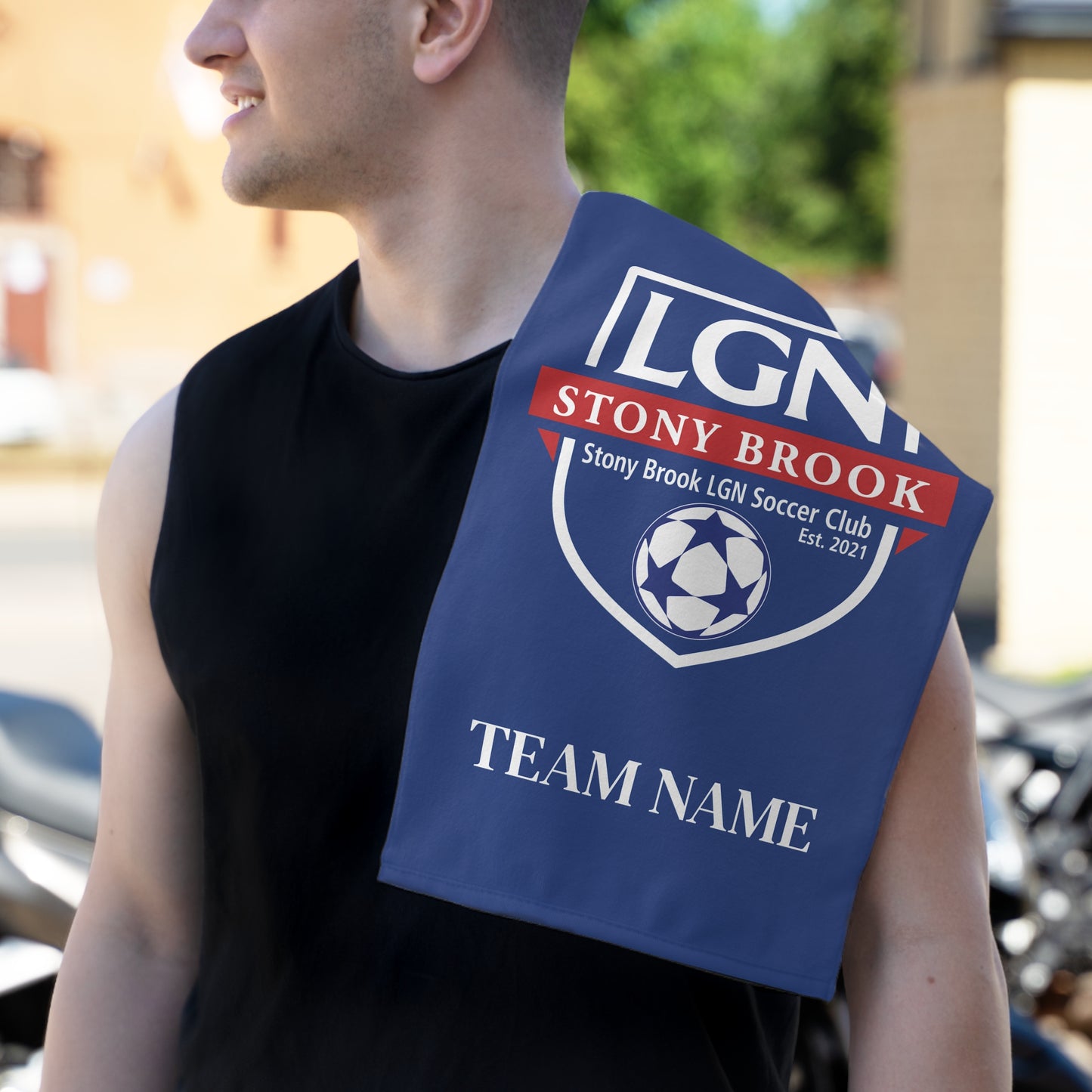 LGN Rally Towel With Team Name - 11x18