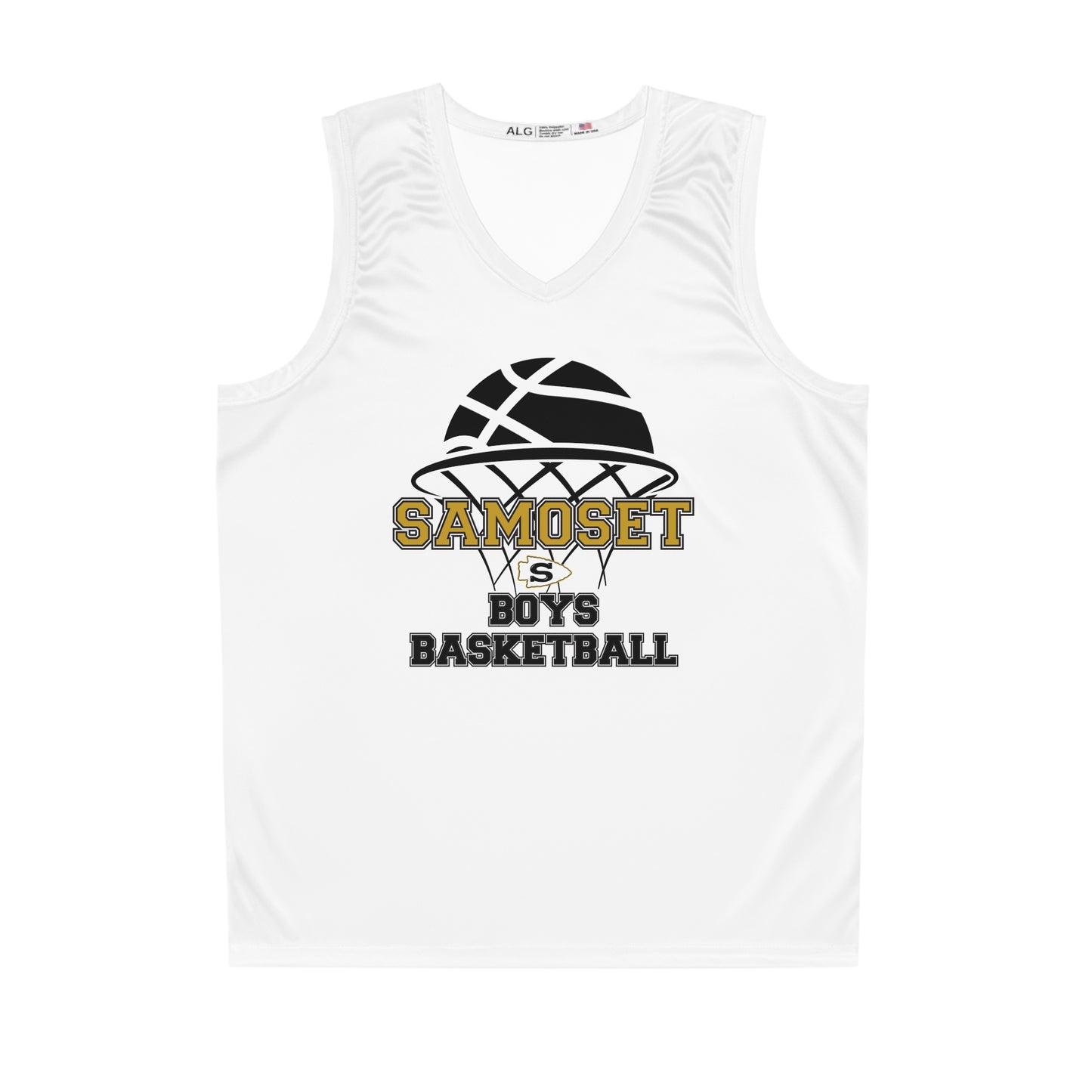 Samoset Boys Basketball - Practice Jersey (White)