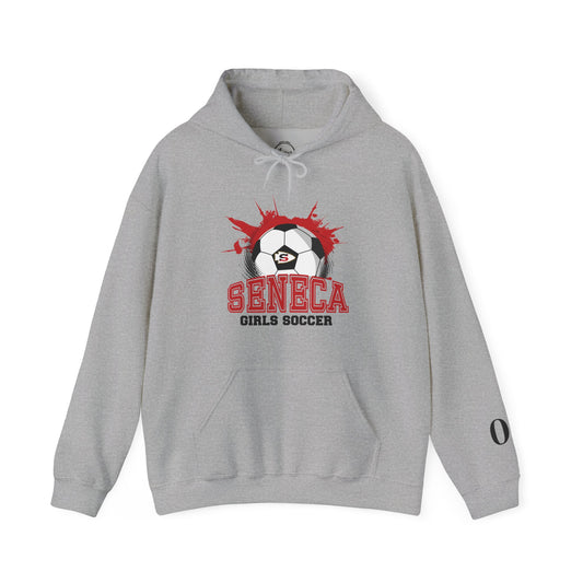 Seneca Girls Soccer Ball - Hoodie Personalized