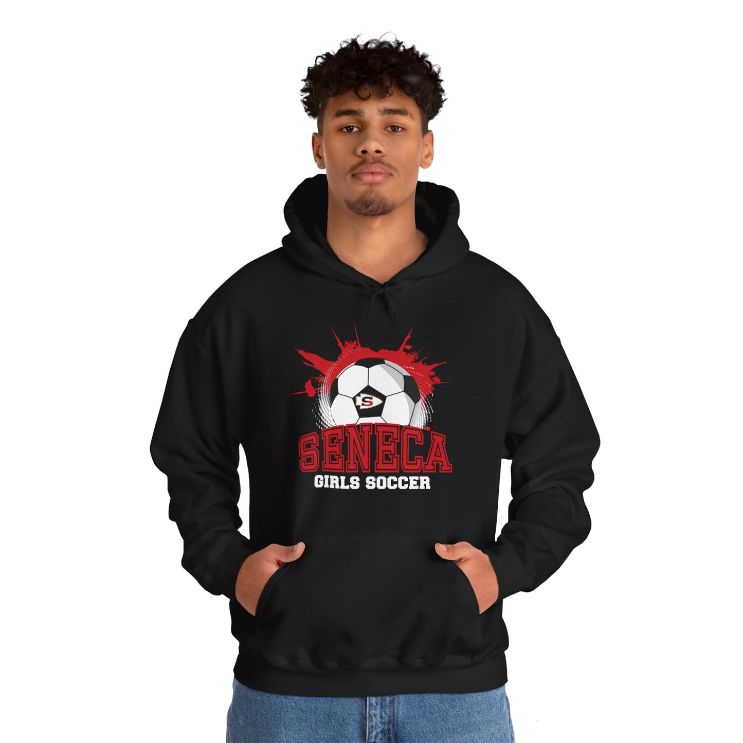 Seneca Girls Soccer Ball - Hoodie