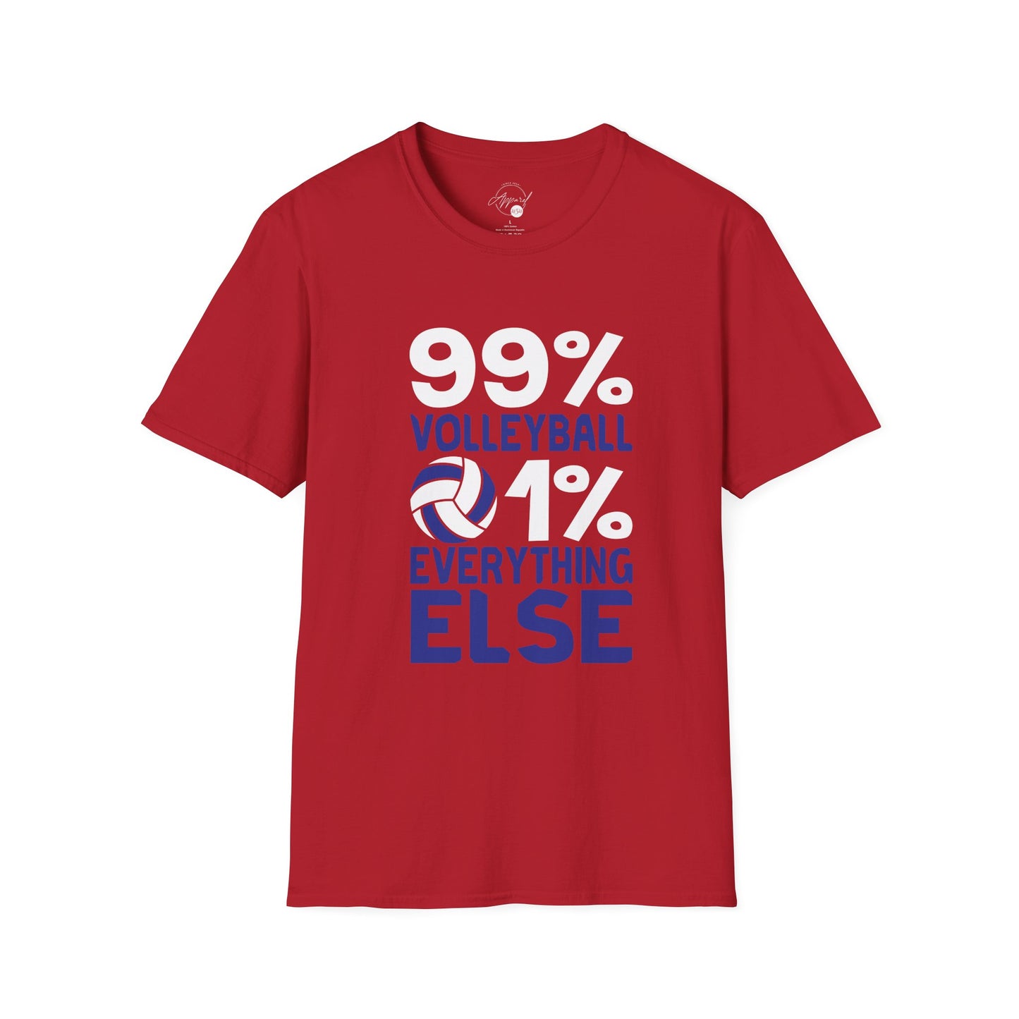 99% Volleyball Unisex Soft Style T Shirt