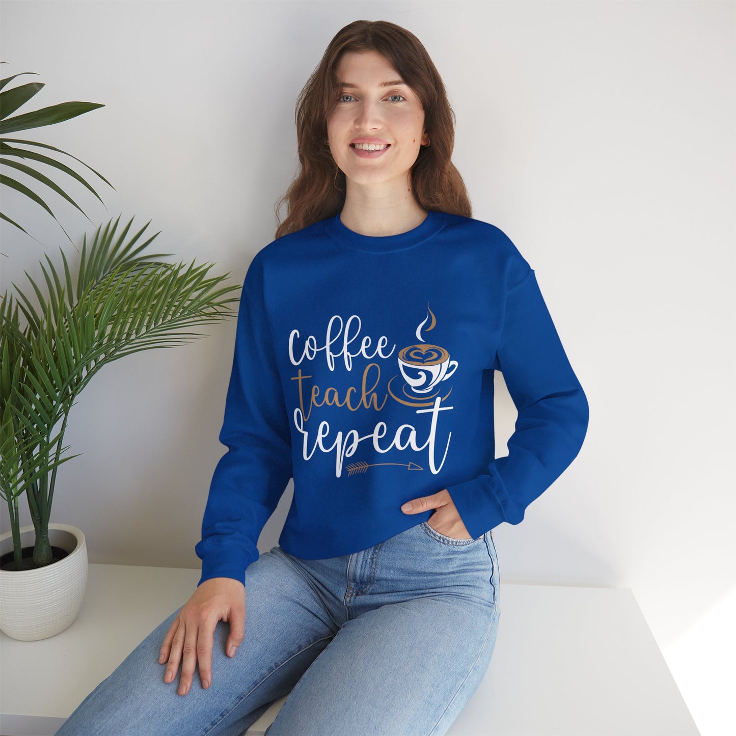 Coffee Teach Repeat Crewneck