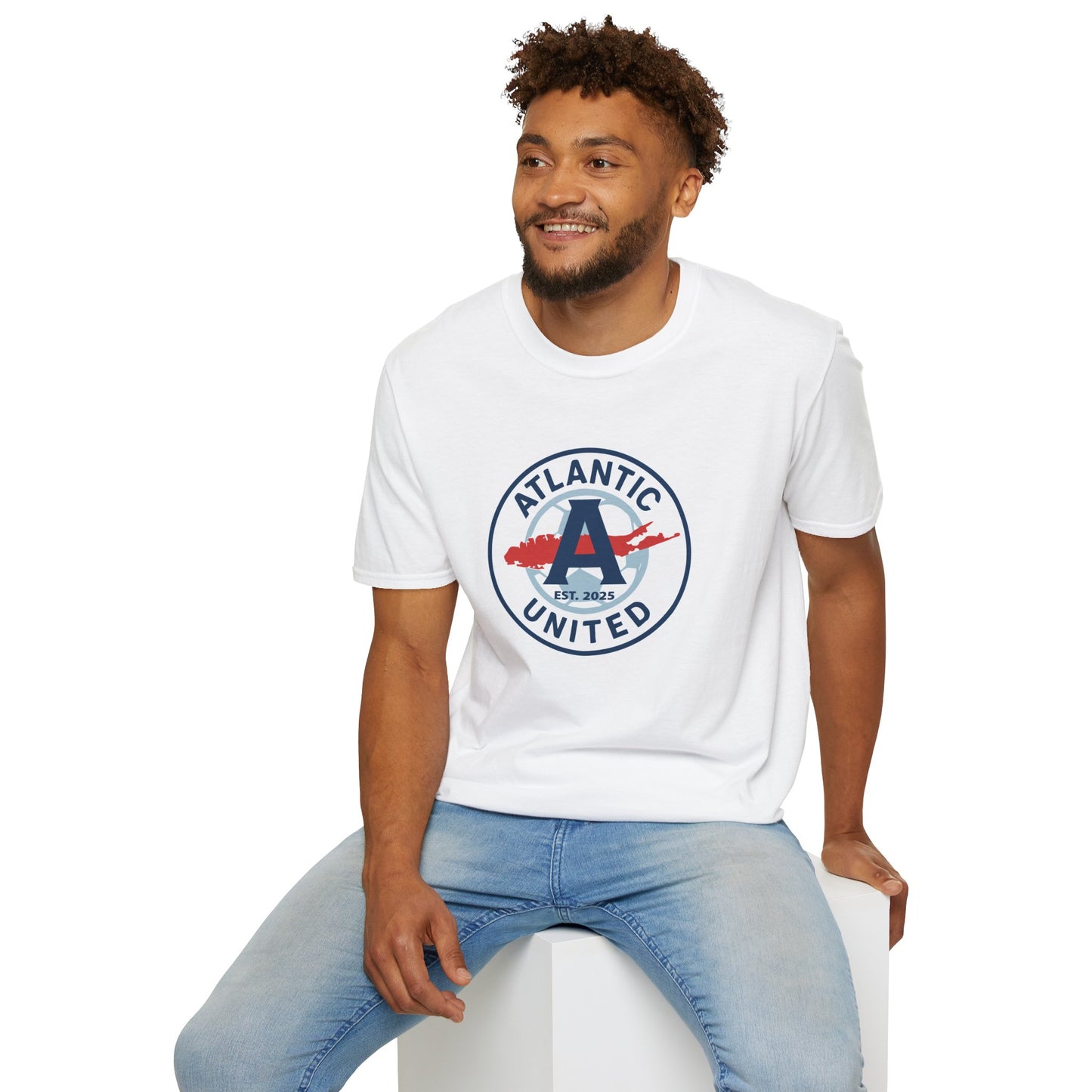 Atlantic United Plain Logo Unisex Softstyle T-Shirt