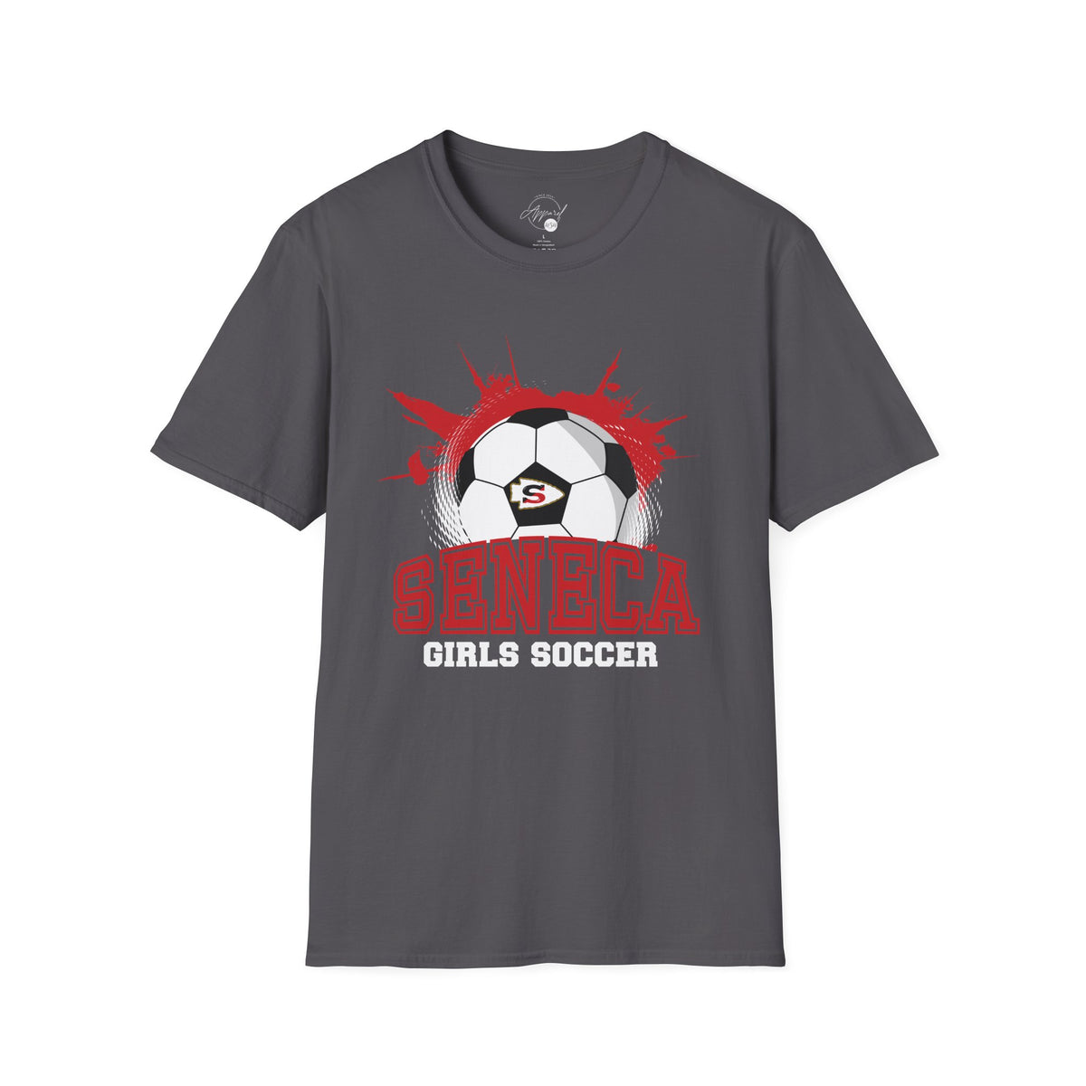 Seneca Girls Soccer Ball Unisex Softstyle T-Shirt